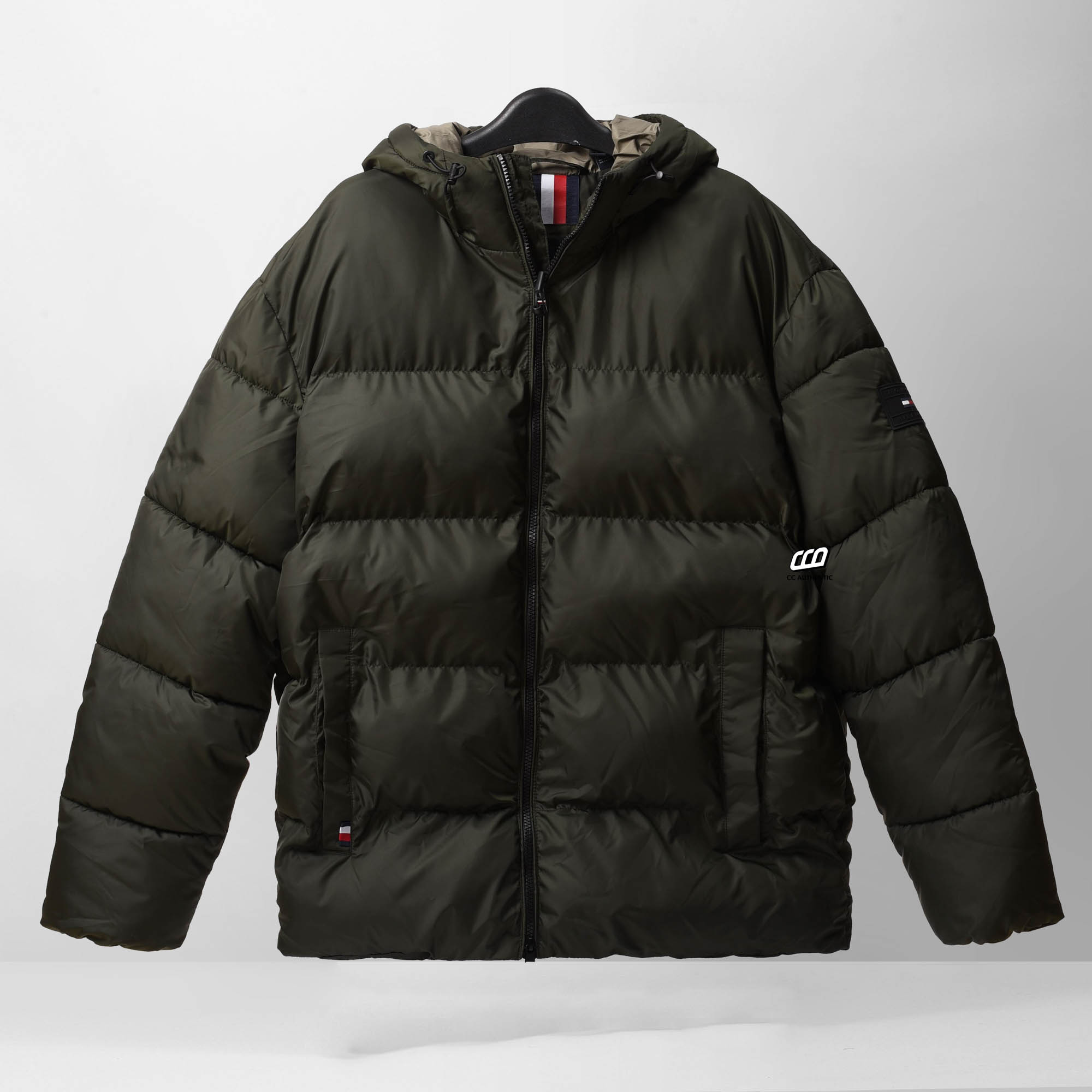 TOMMY HILFIGER ALASKA PUFFER JACKET - OLIVE