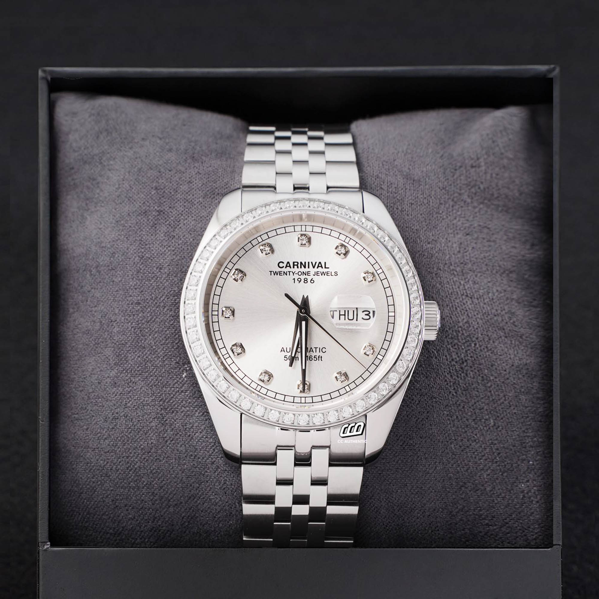 ĐỒNG HỒ NAM CARNIVAL 8131G2 VT T AUTOMATIC 41MM