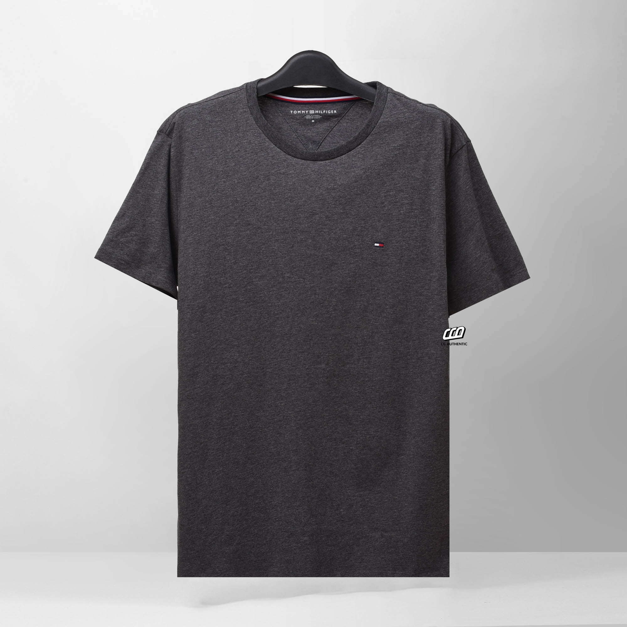 TOMMY HILFIGER BASIC T-SHIRT - GREY