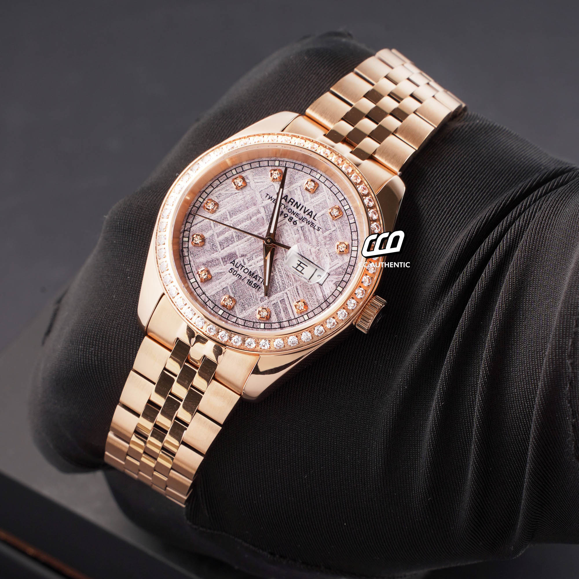 ĐỒNG HỒ NAM CARNIVAL 8131G2 VH TT AUTOMATIC 41MM