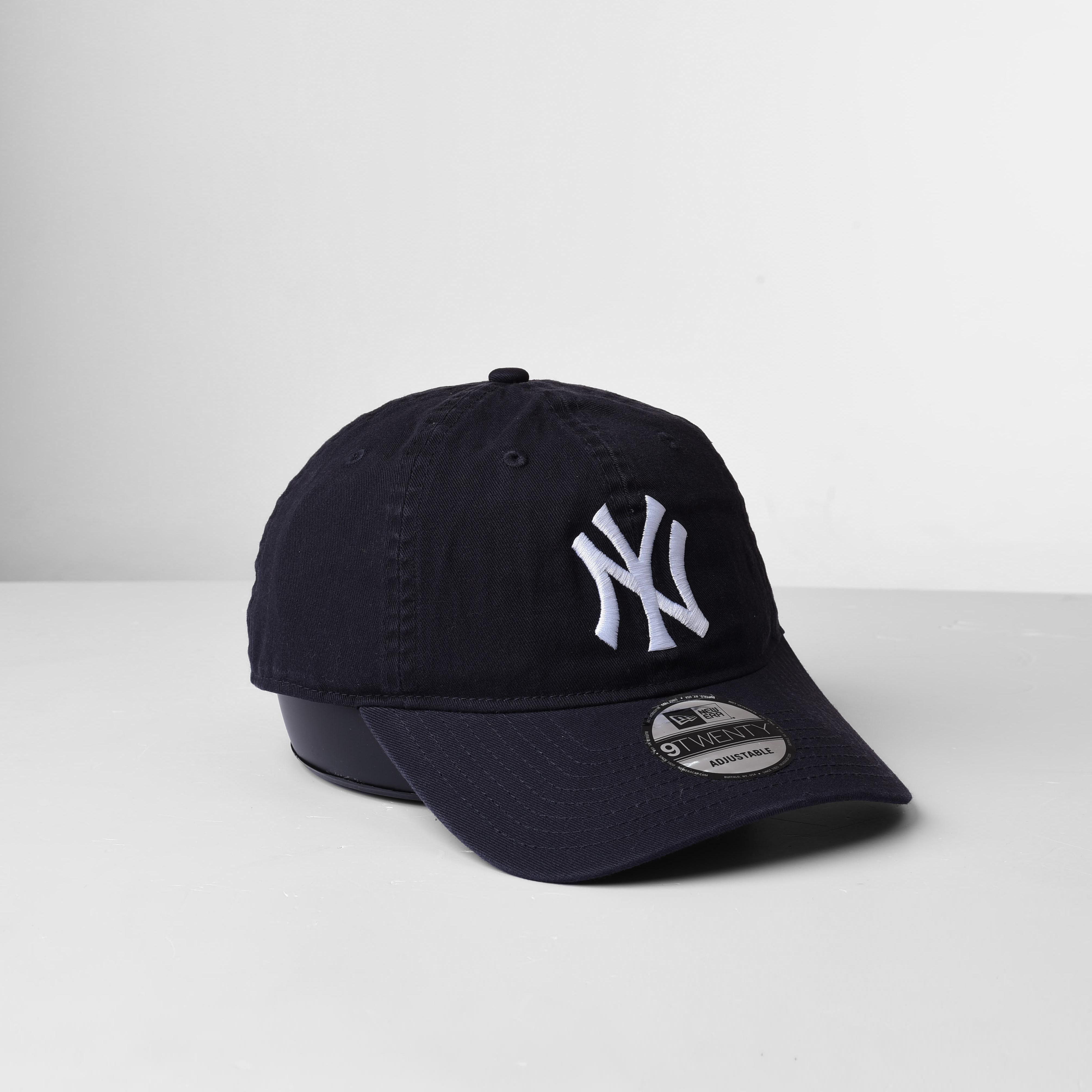 NEW ERA NY WHITE LOGO CAP - NAVY