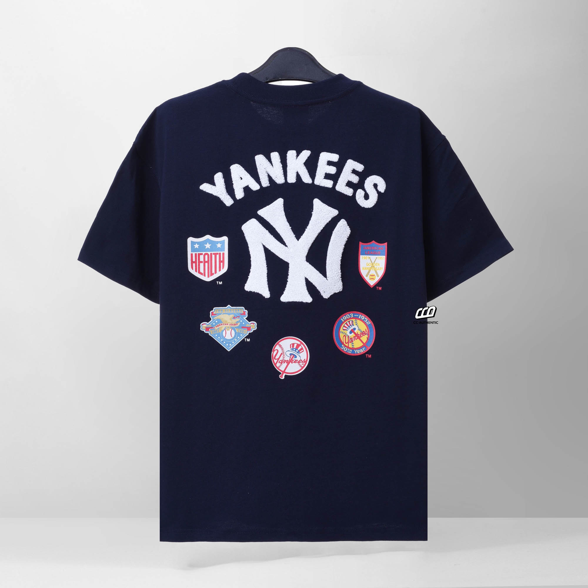 NEW ERA ICON LOGO T-SHIRT - NAVY