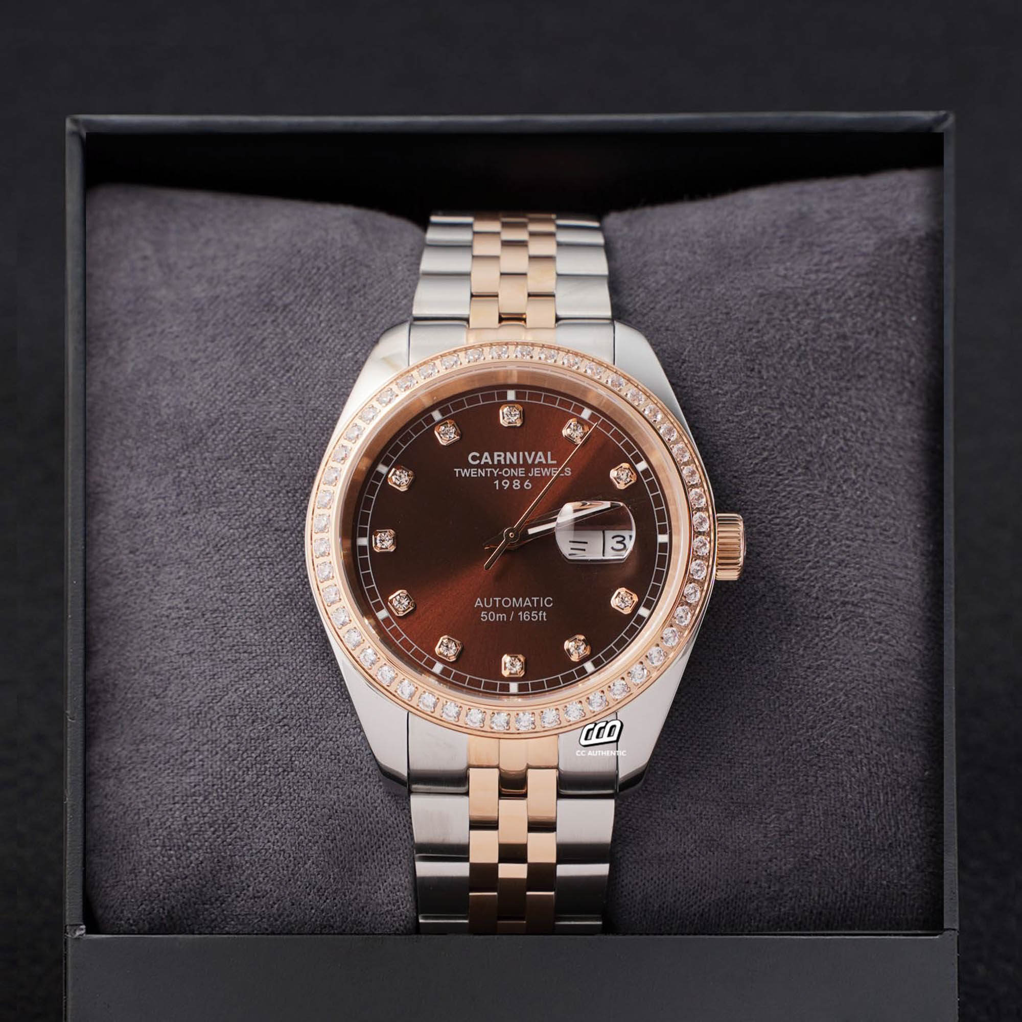 ĐỒNG HỒ NAM CARNIVAL 8131G2 CH N AUTOMATIC 41MM