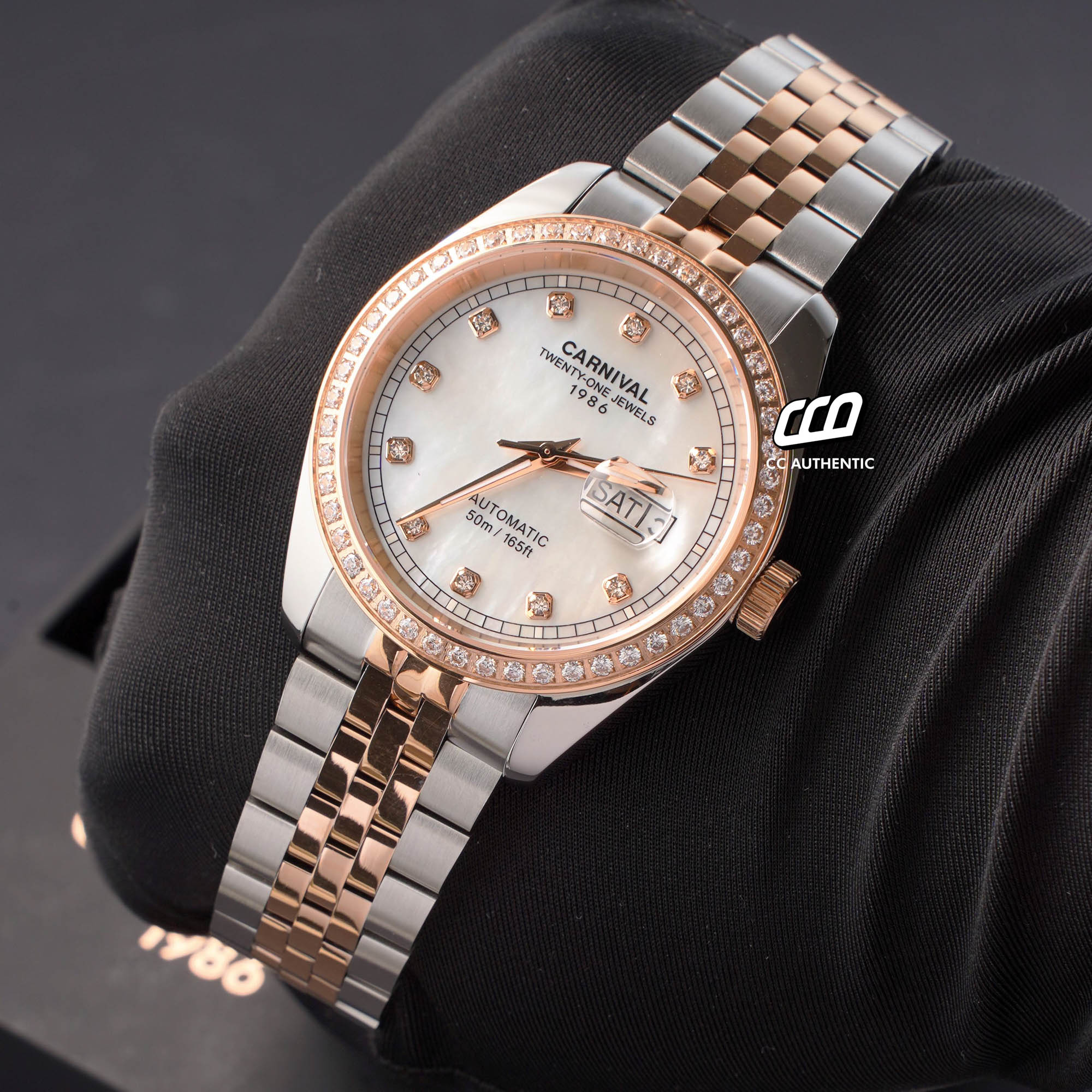 ĐỒNG HỒ NAM CARNIVAL 8131G2 CH TK AUTOMATIC 41MM