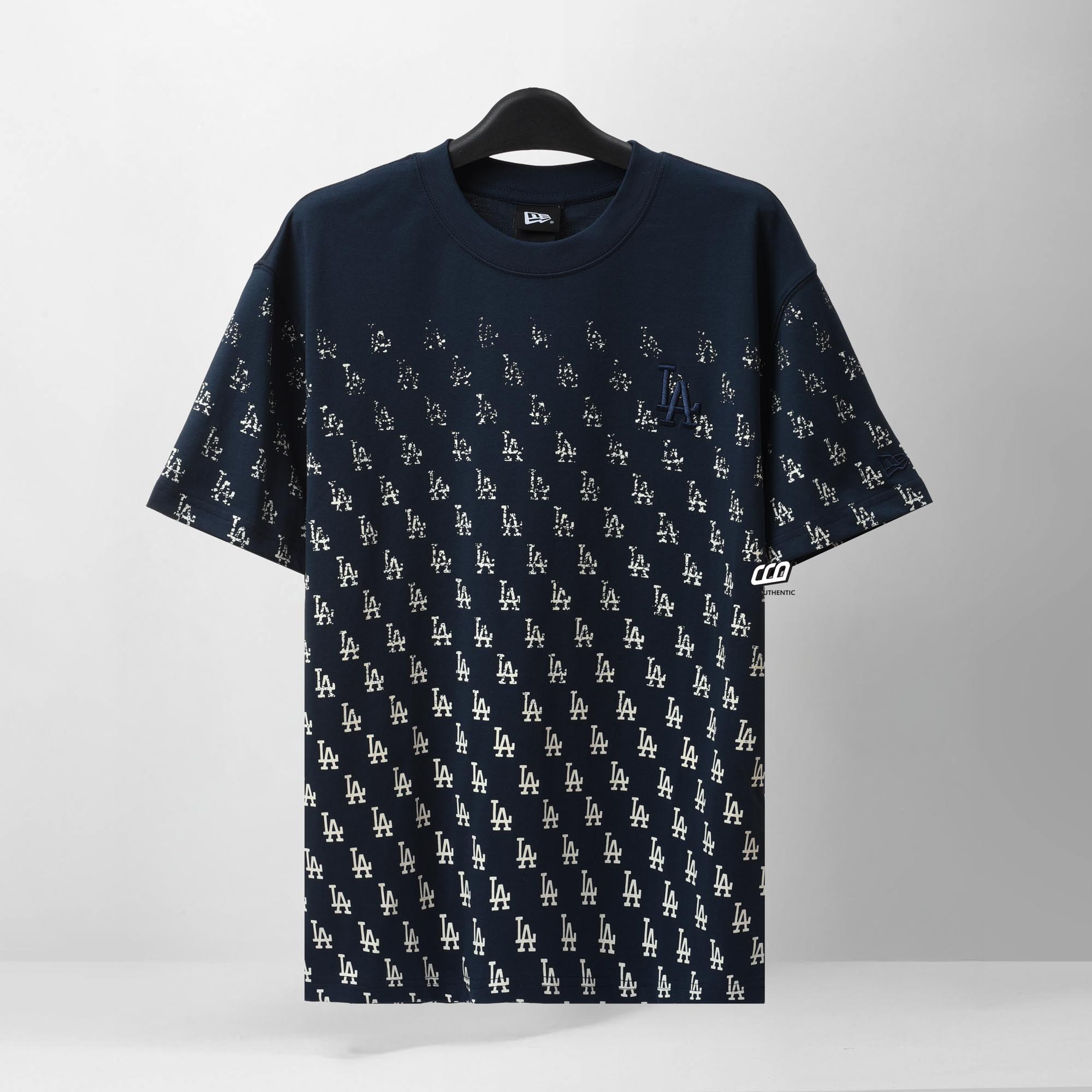 NEW ERA LA OVER LOGO T-SHIRT - NAVY