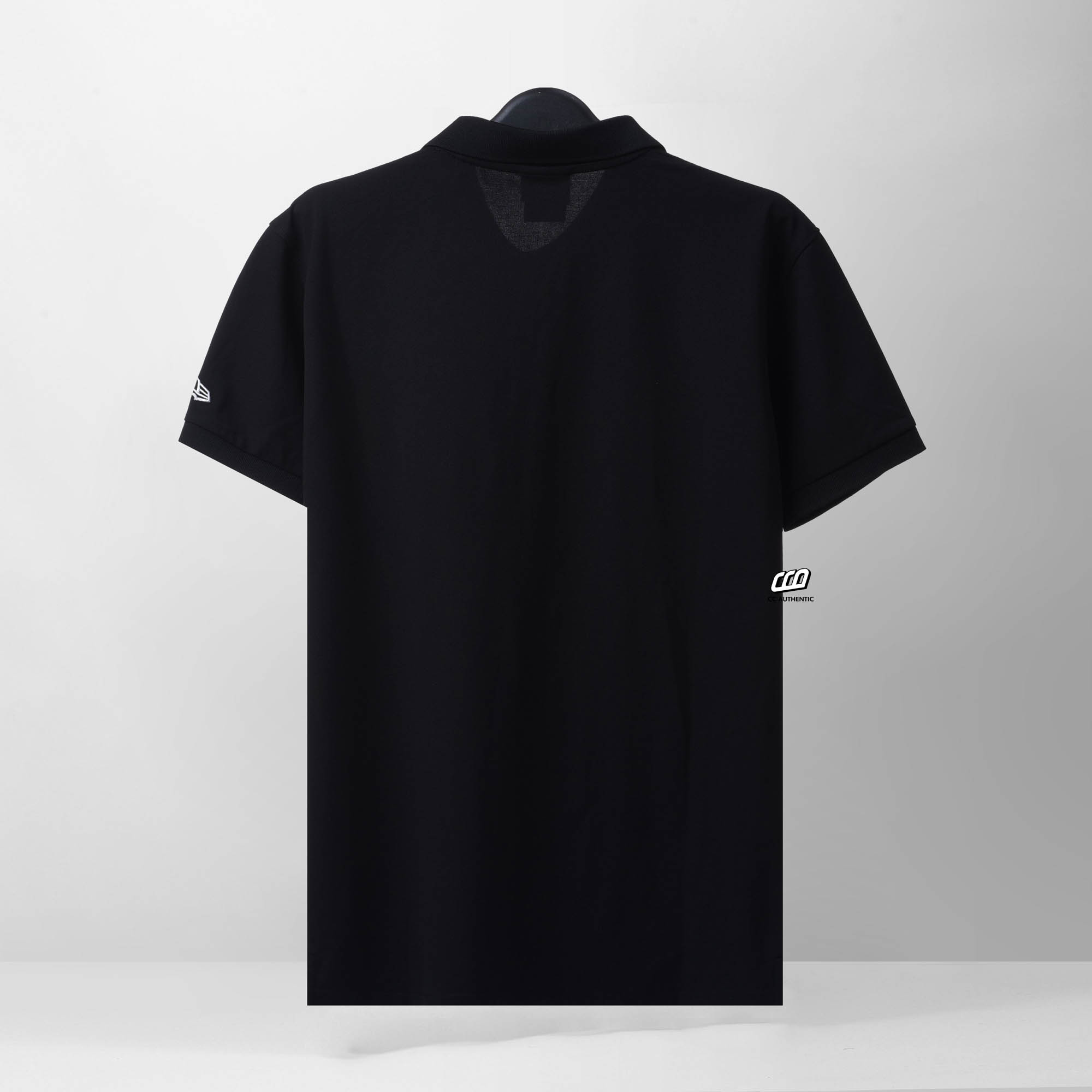 NEW ERA COLOR RIB POLO SHIRT - BLACK