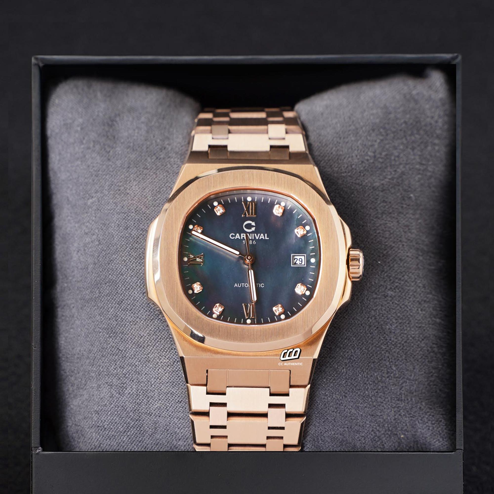 ĐỒNG HỒ NAM CARNIVAL 8160G VH DK AUTOMATIC 41MM