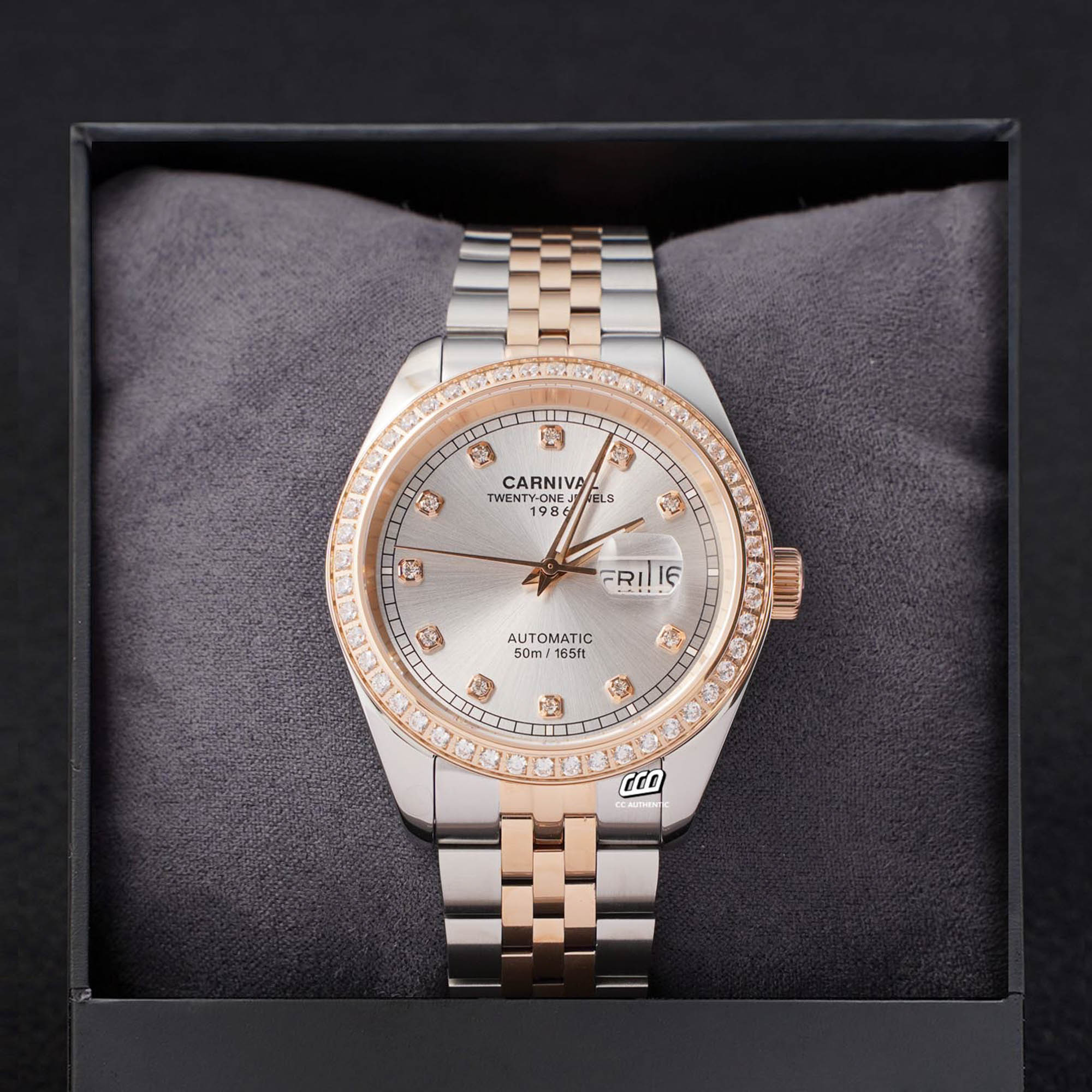 ĐỒNG HỒ NAM CARNIVAL 8131G2 CH T AUTOMATIC 41MM