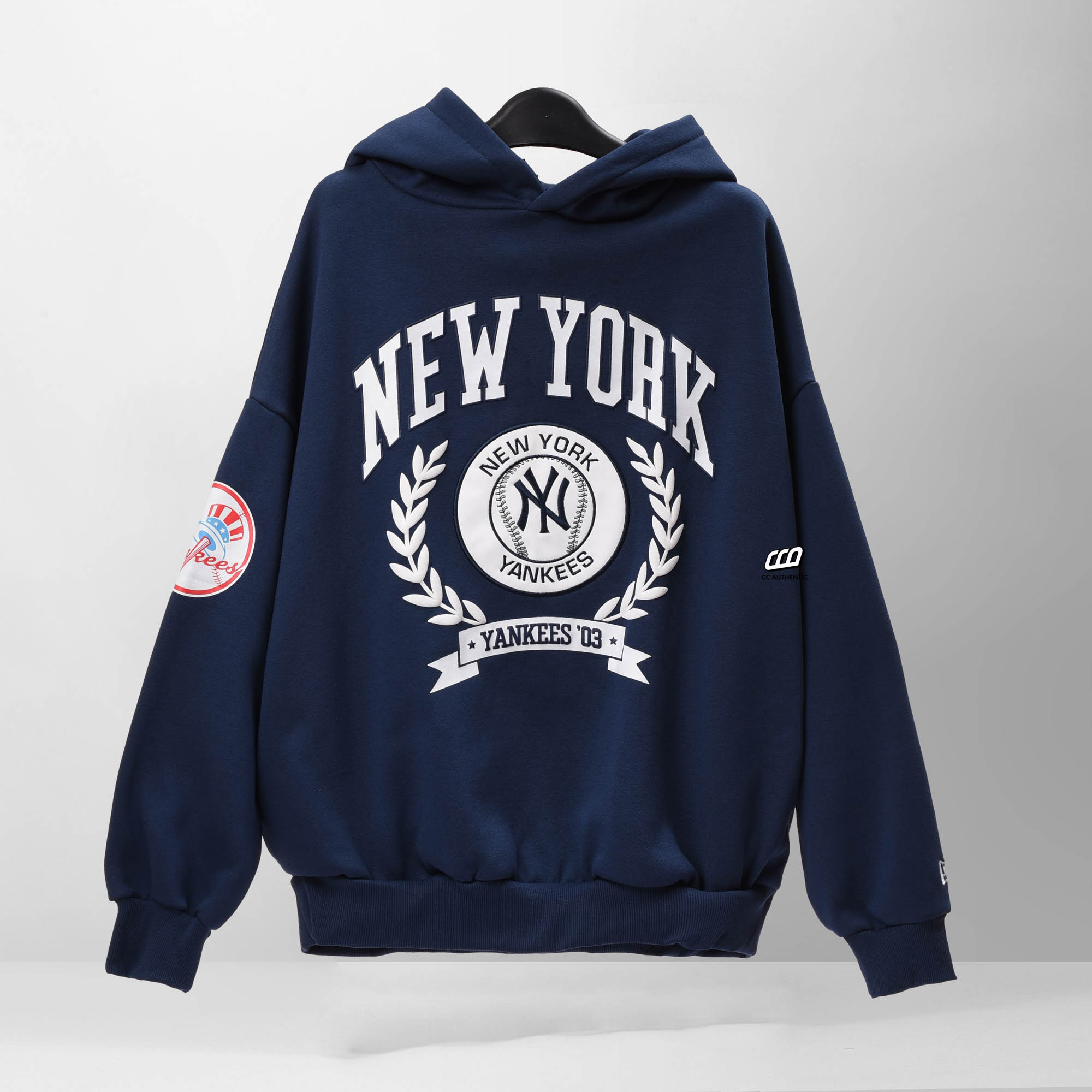 NEW ERA YK03 HOODIE - NAVY