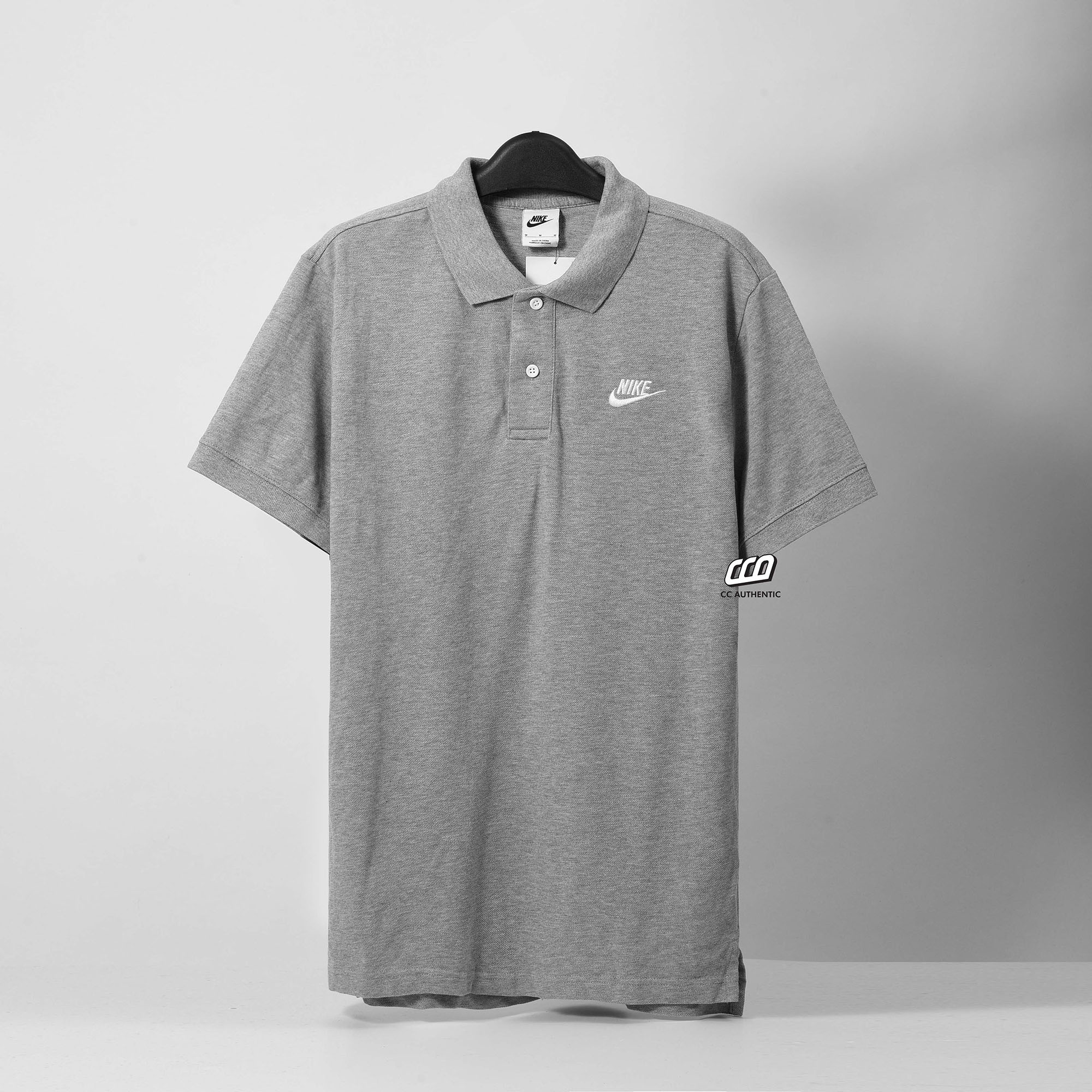 NIKE CLUB POLO - OXFORD GREY