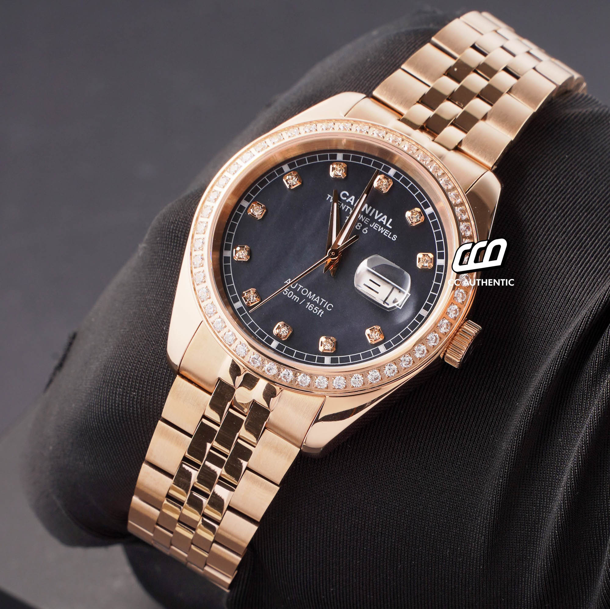 ĐỒNG HỒ NAM CARNIVAL 8131G2 VH DK AUTOMATIC 41MM