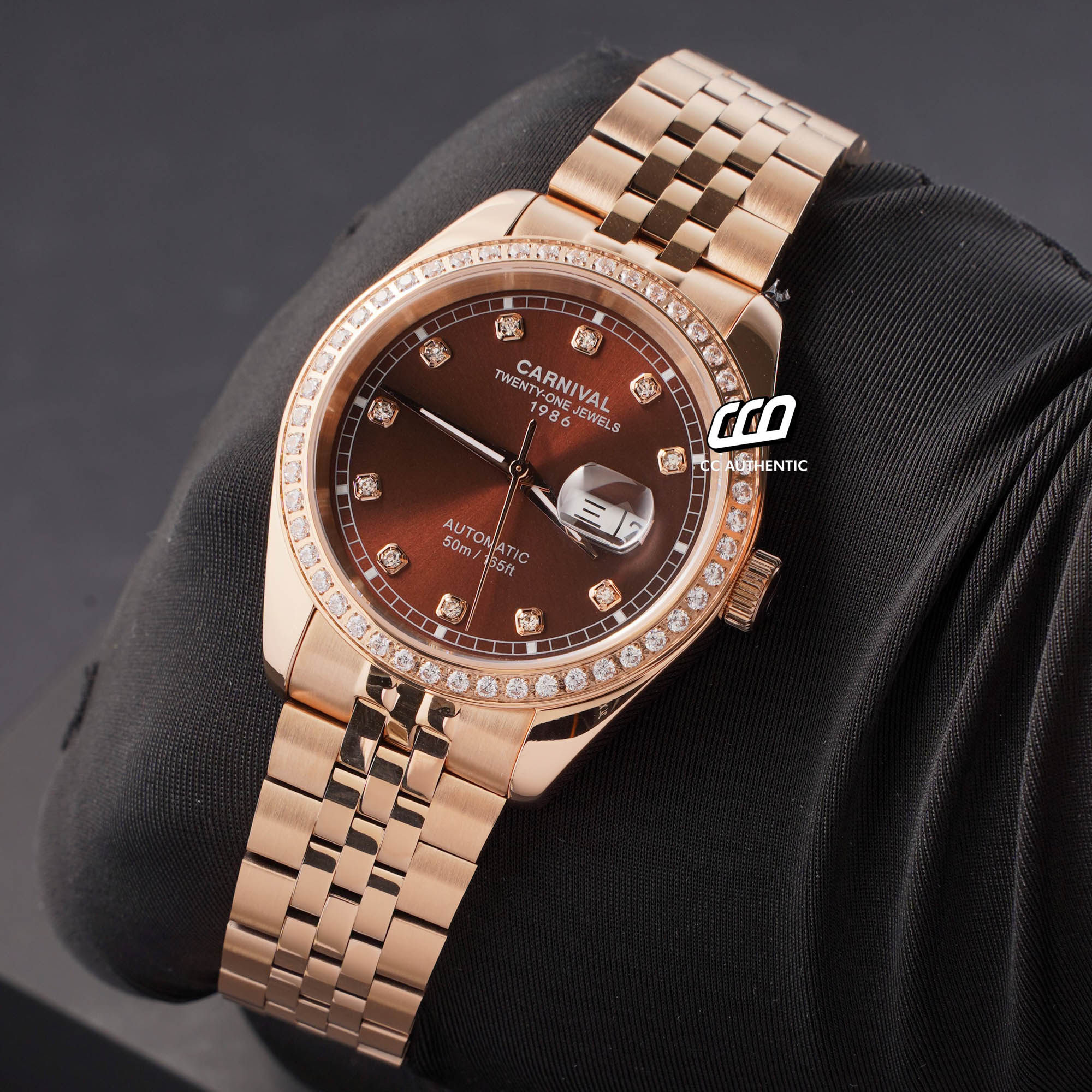 ĐỒNG HỒ NAM CARNIVAL 8131G2 VH N AUTOMATIC 41MM