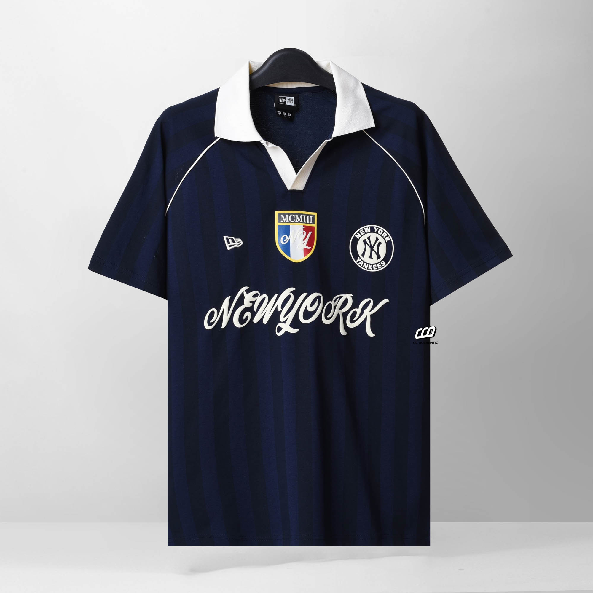 NEW ERA MCMIII POLO SHIRT - NAVY