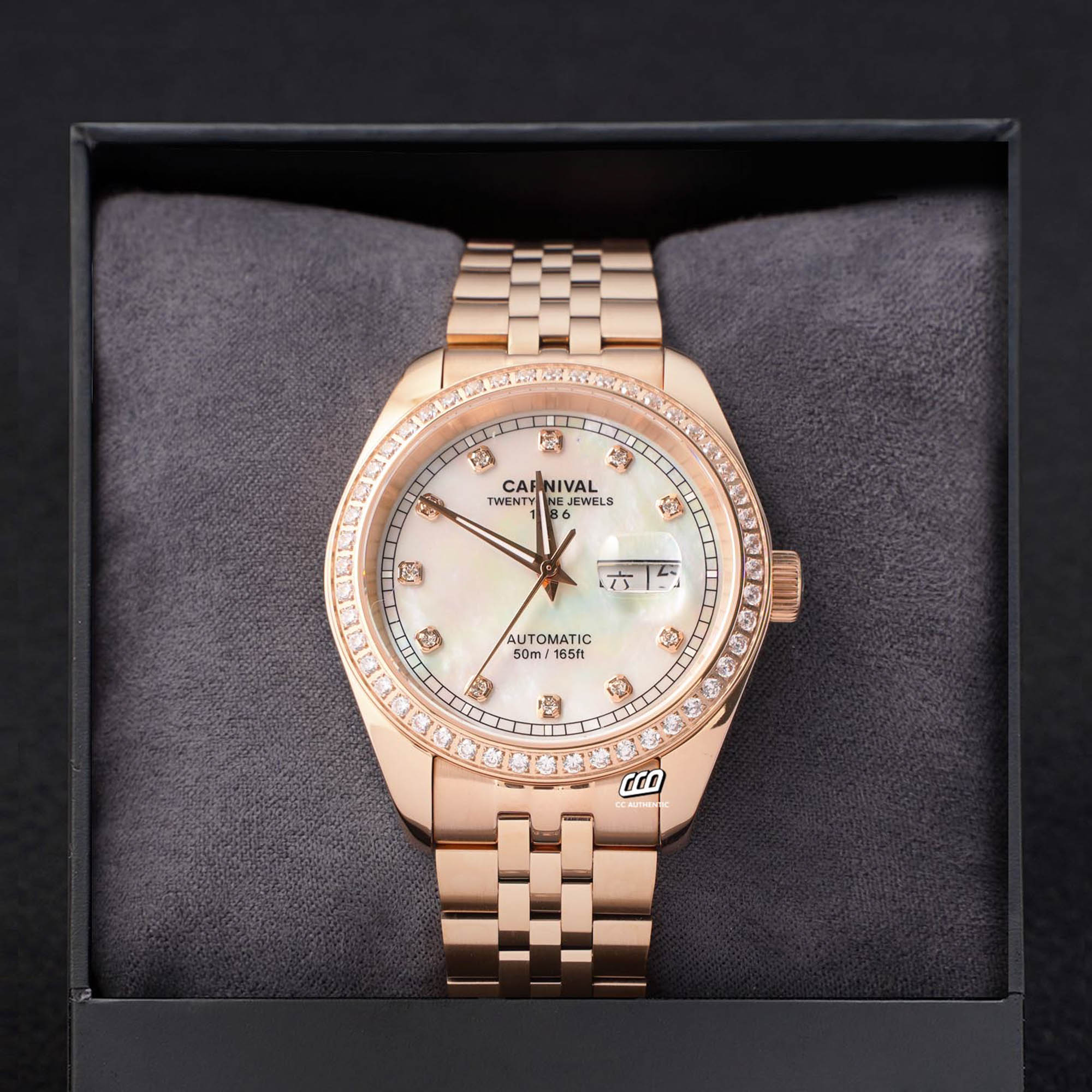 ĐỒNG HỒ NAM CARNIVAL 8131G2 VH TK AUTOMATIC 41MM