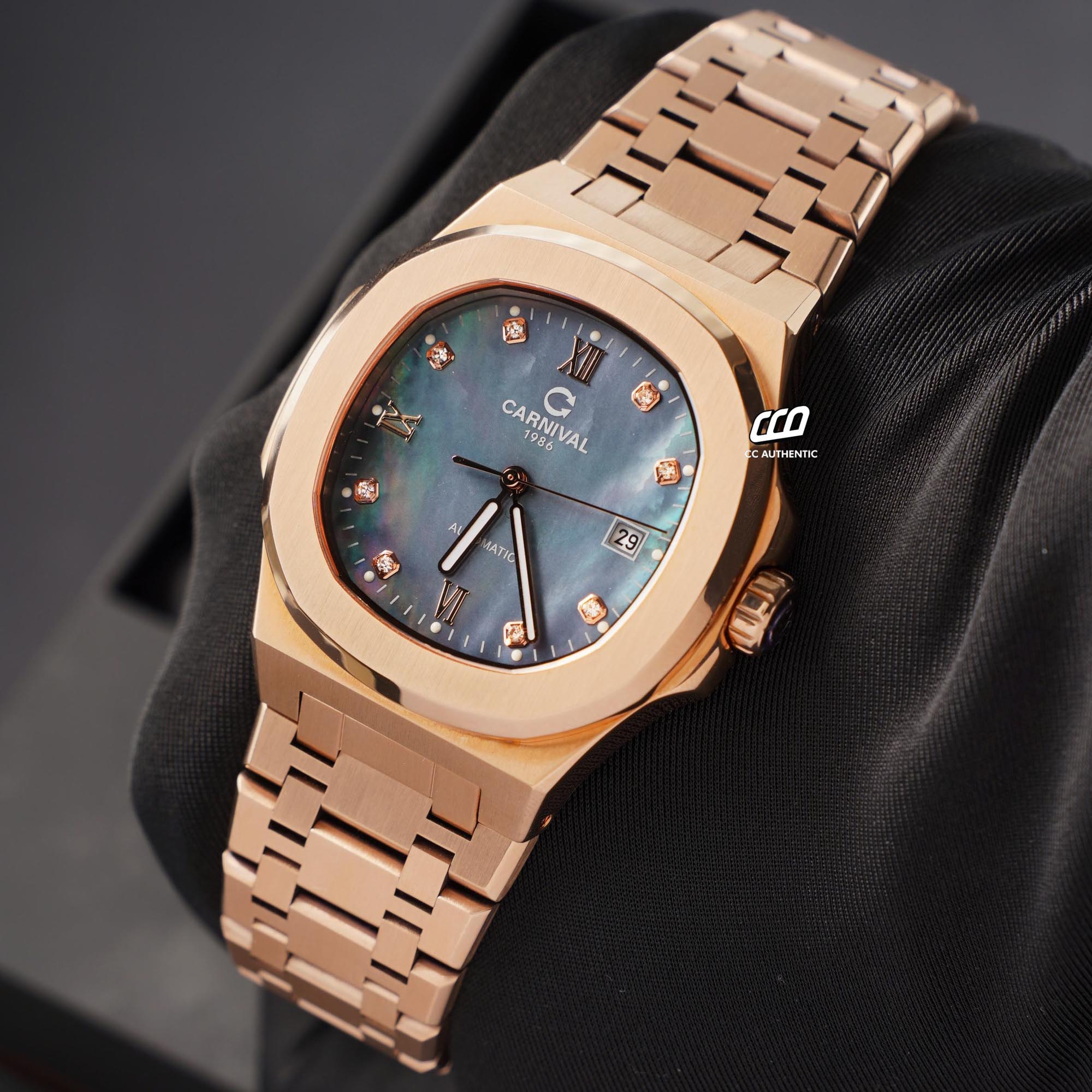 ĐỒNG HỒ NAM CARNIVAL 8160G VH DK AUTOMATIC 41MM
