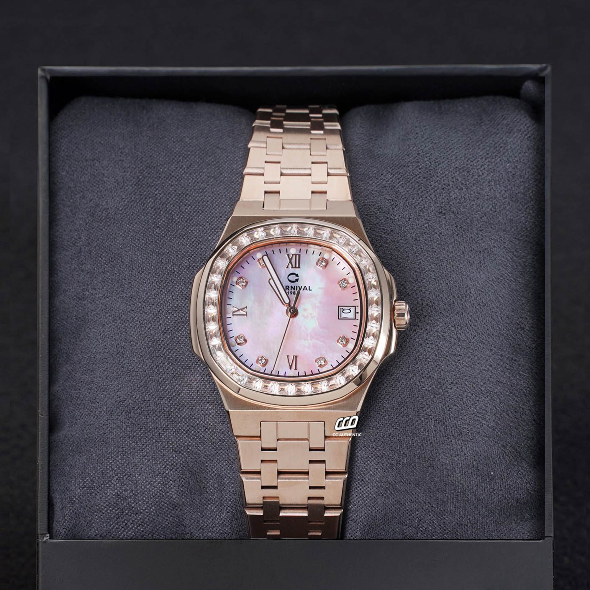 ĐỒNG HỒ NỮ CARNIVAL 8160L2 VH HK QUAZT 34MM