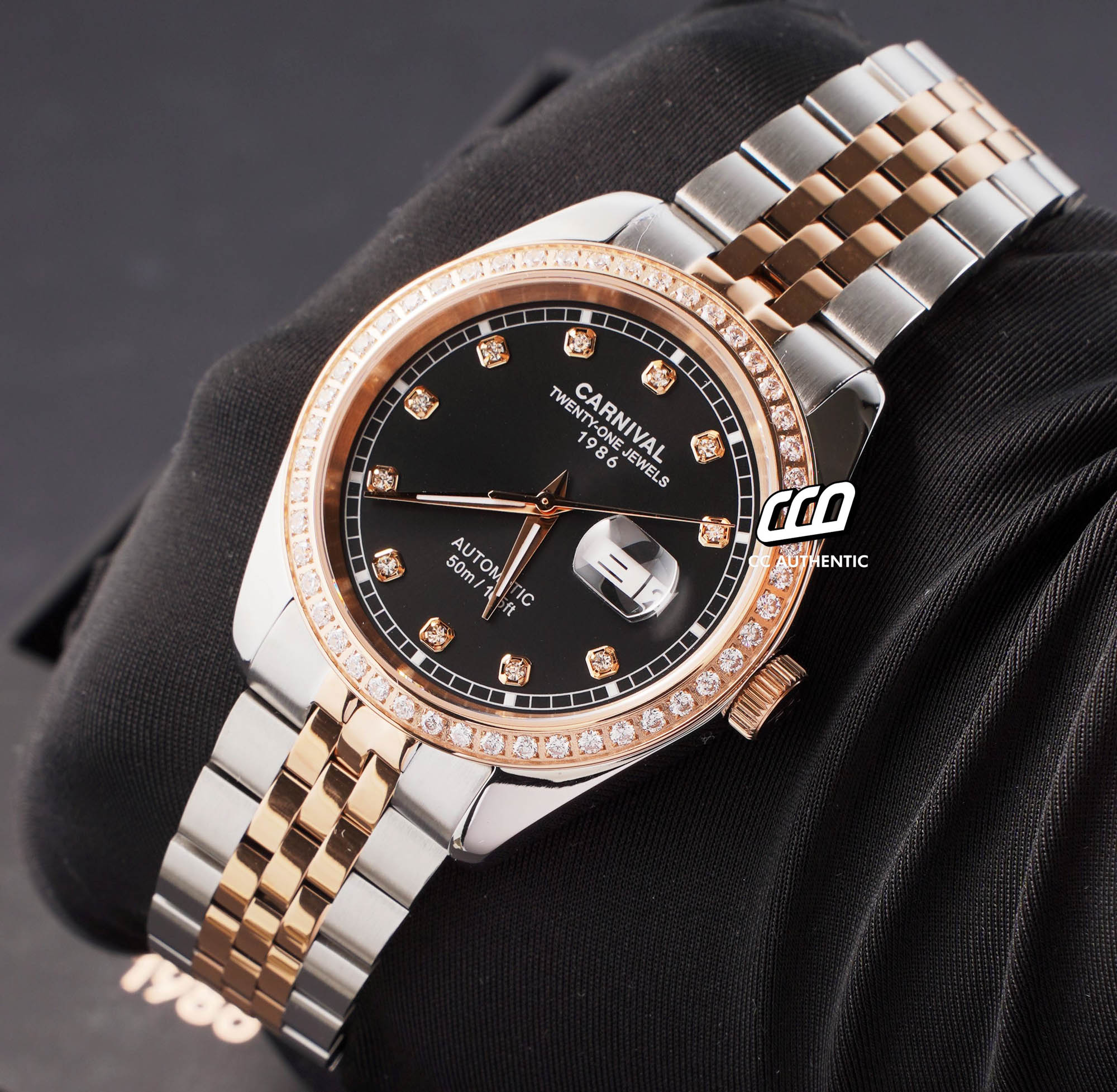 ĐỒNG HỒ NAM CARNIVAL 8131G2 CH D AUTOMATIC 41MM