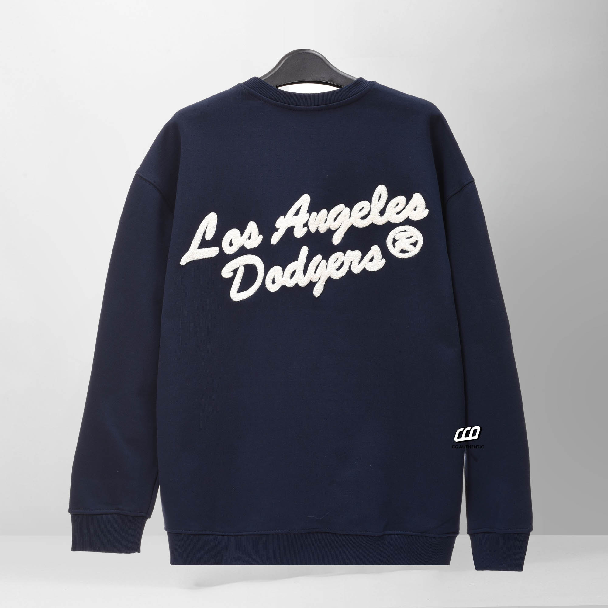 NEW ERA DUAL EMBROI SWEATER - NAVY