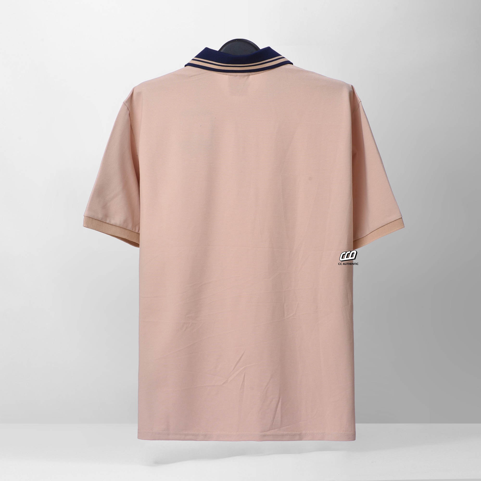 NEW ERA EMD LOGO POLO SHIRT - IVORY
