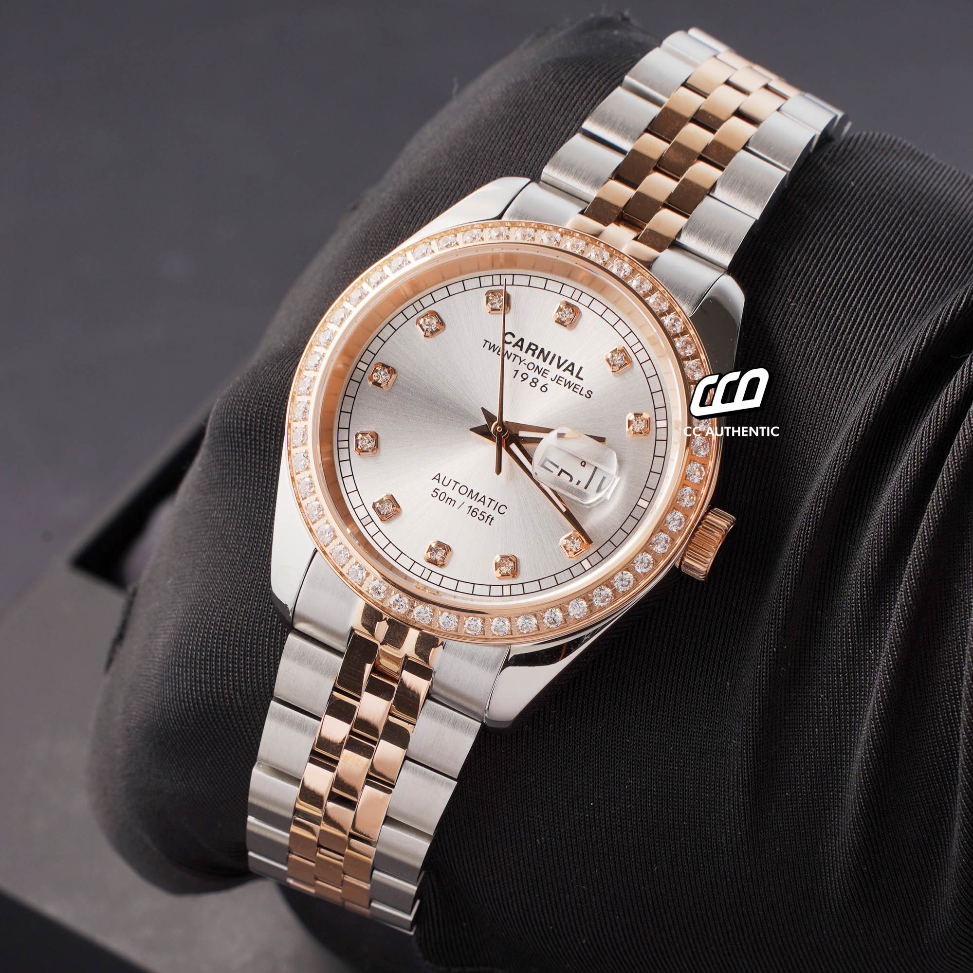 ĐỒNG HỒ NAM CARNIVAL 8131G2 CH T AUTOMATIC 41MM