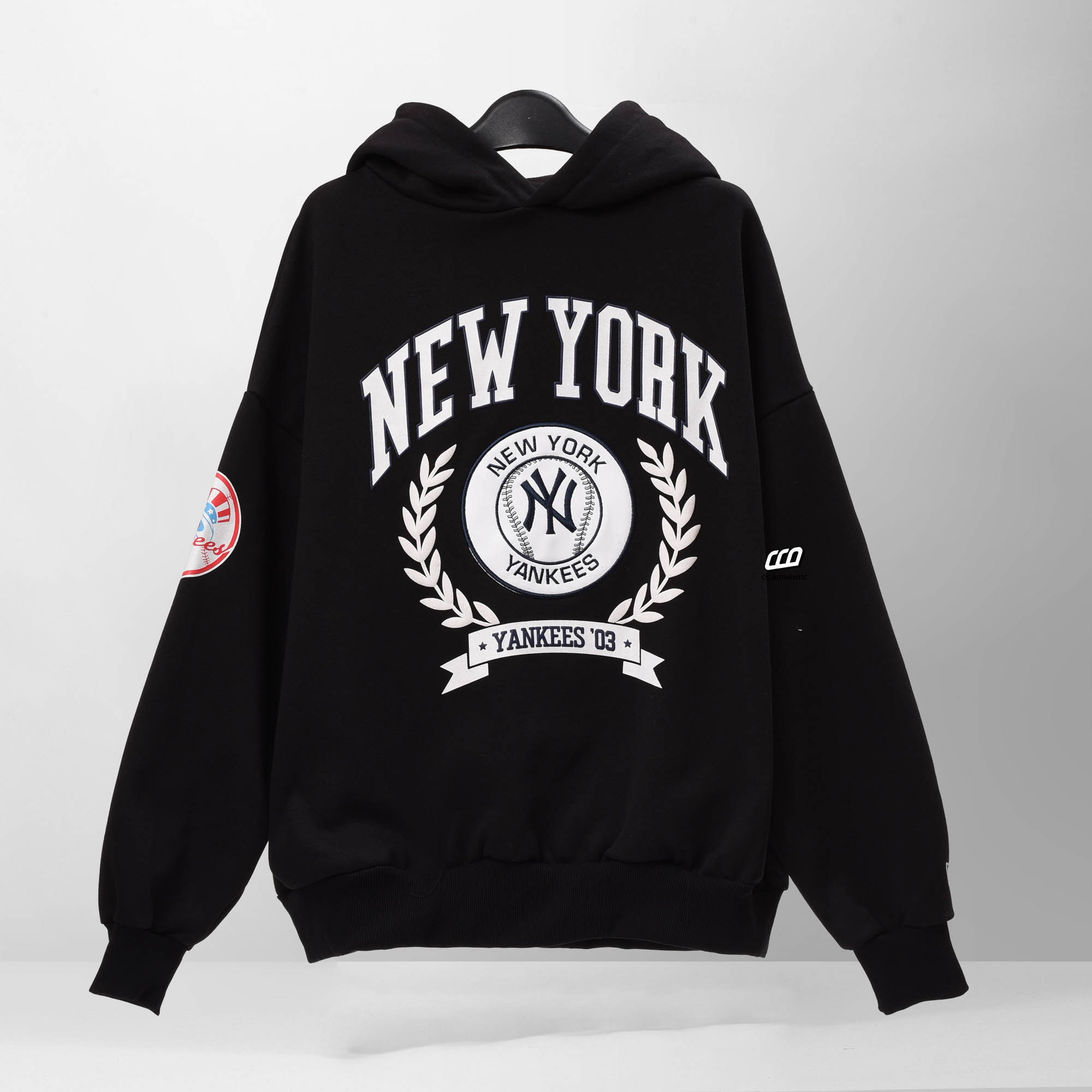 NEW ERA YK03 HOODIE - BLACK