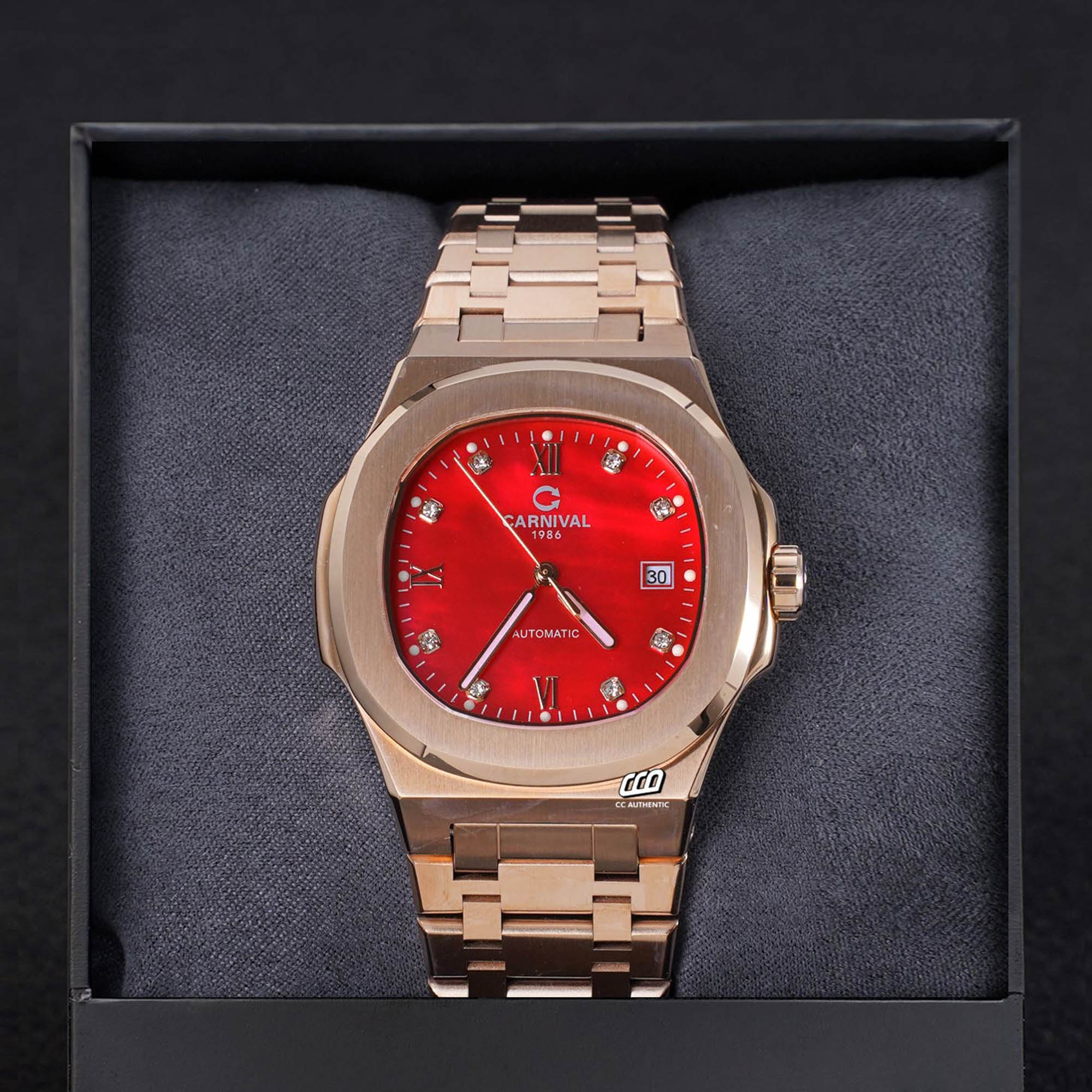 ĐỒNG HỒ NAM CARNIVAL 8160G VH DOK AUTOMATIC 41MM
