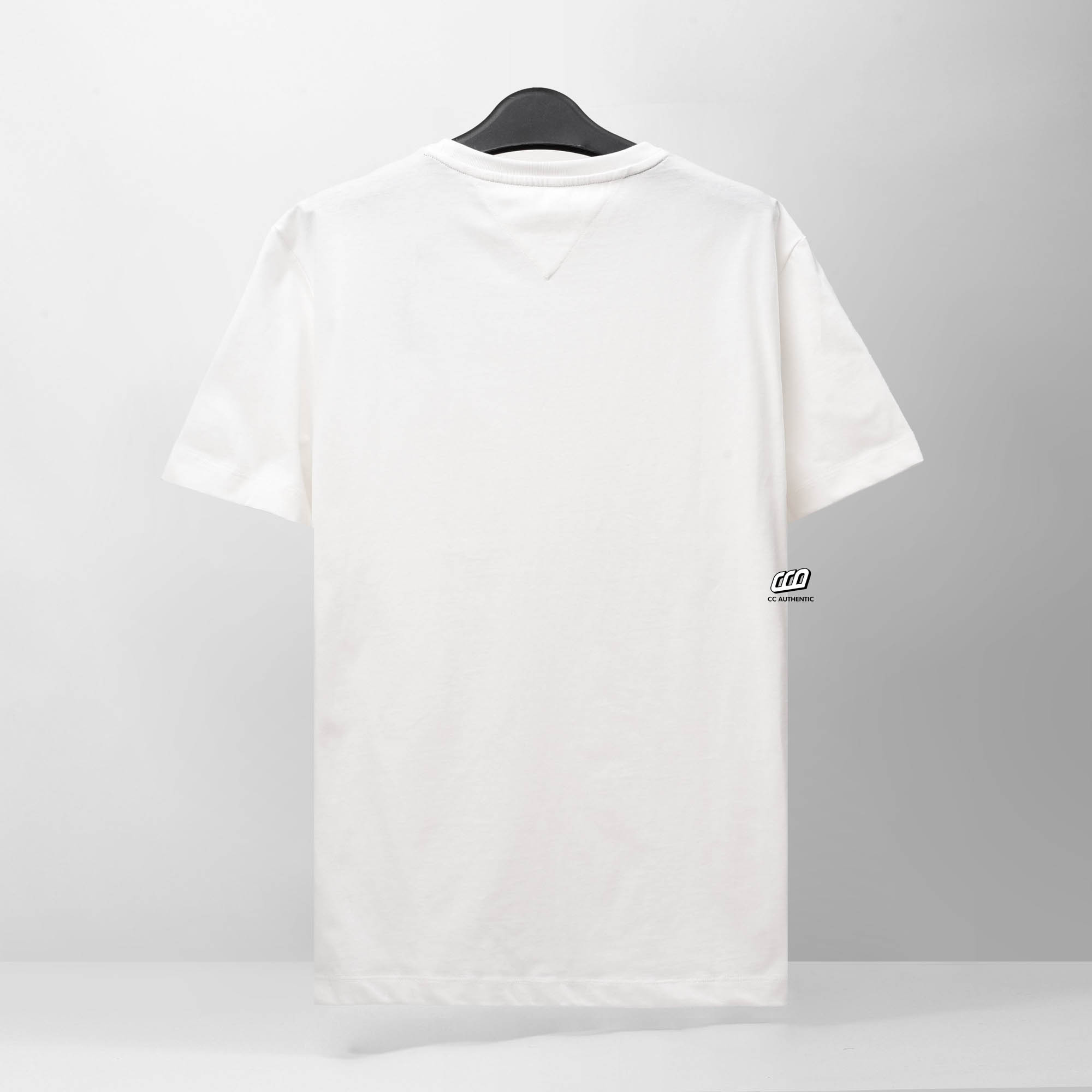 TOMMY HILFIGER BASIC T-SHIRT - WHITE