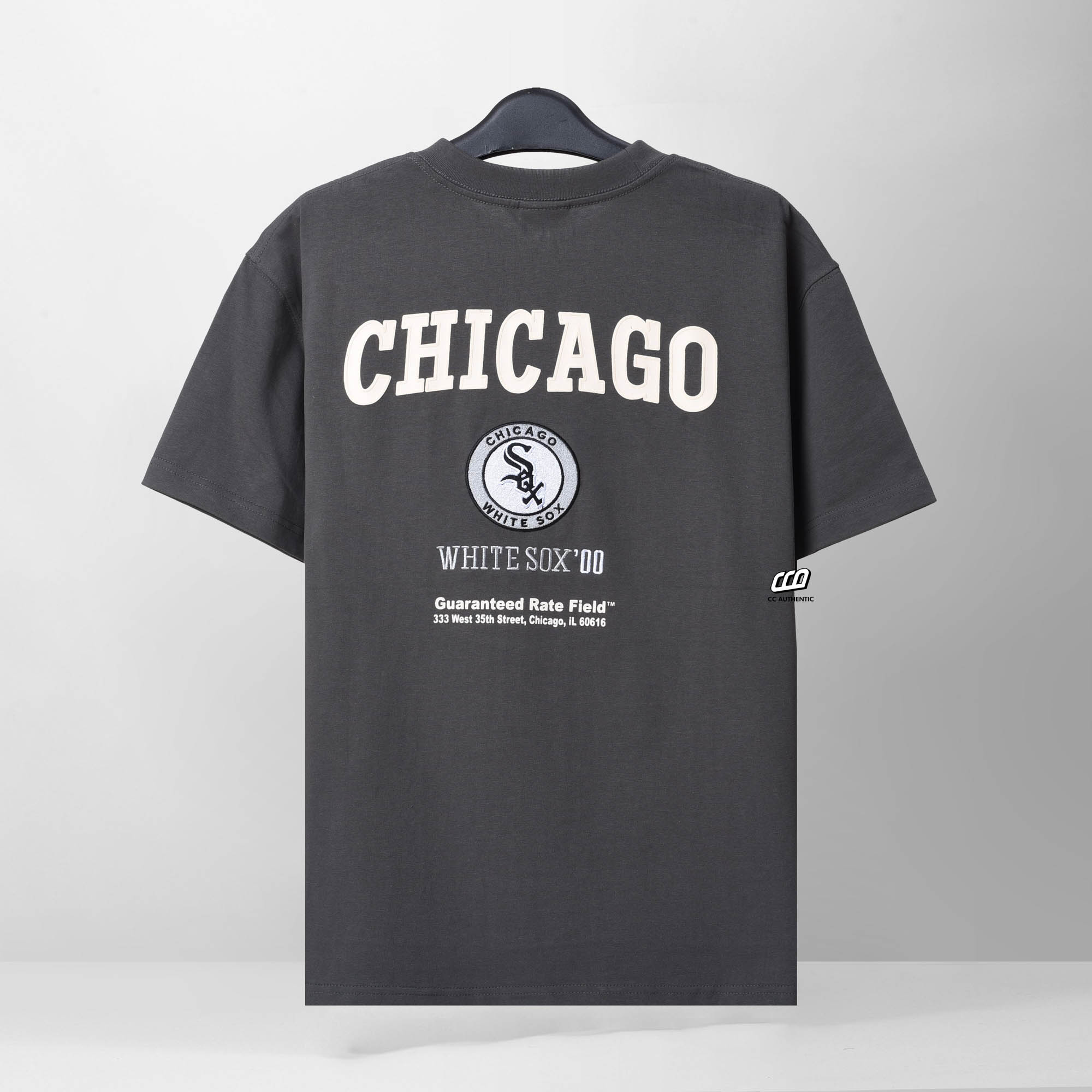 NEW ERA CHICAGO STADIUM T-SHIRT - GREY