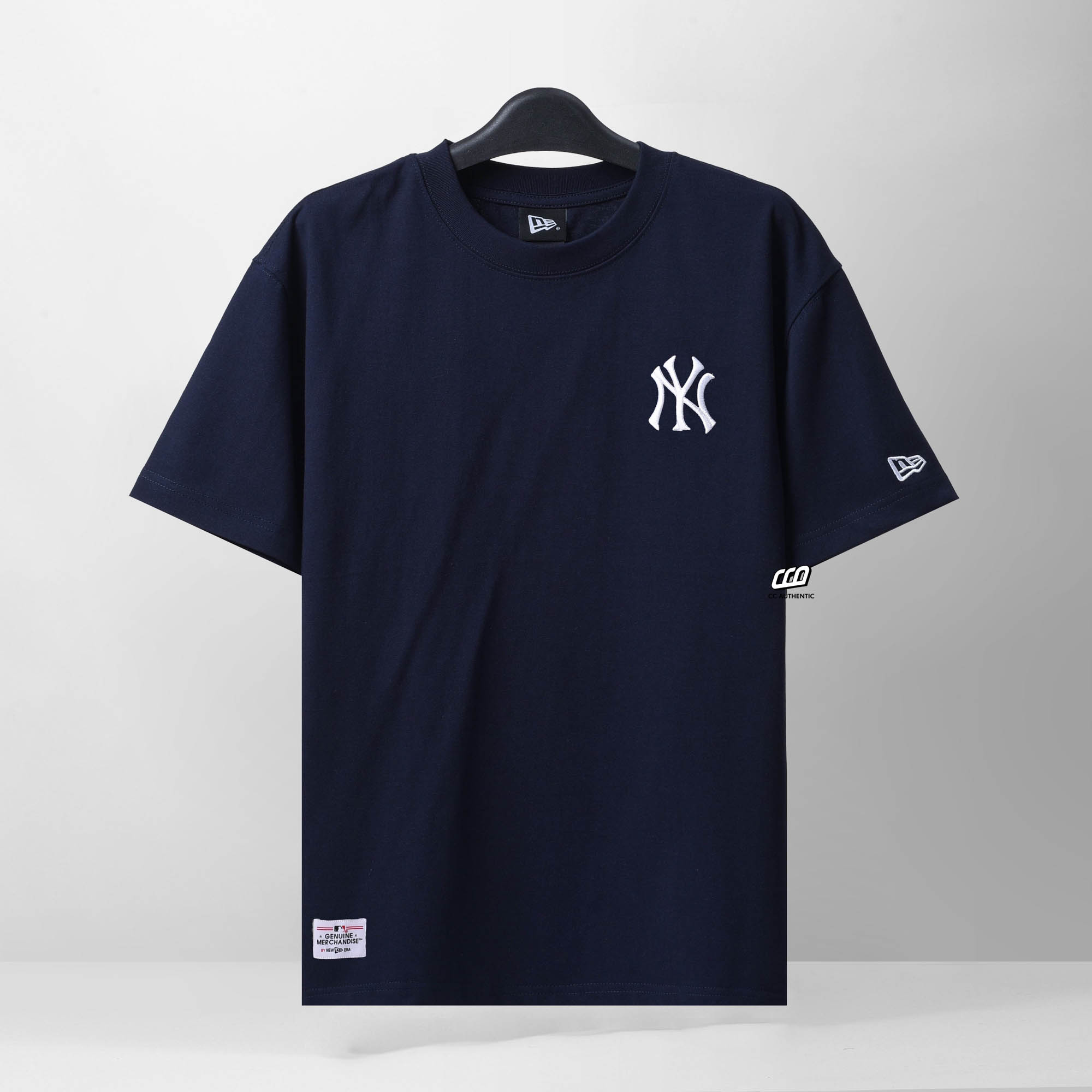 NEW ERA DOMINO T-SHIRT - NAVY