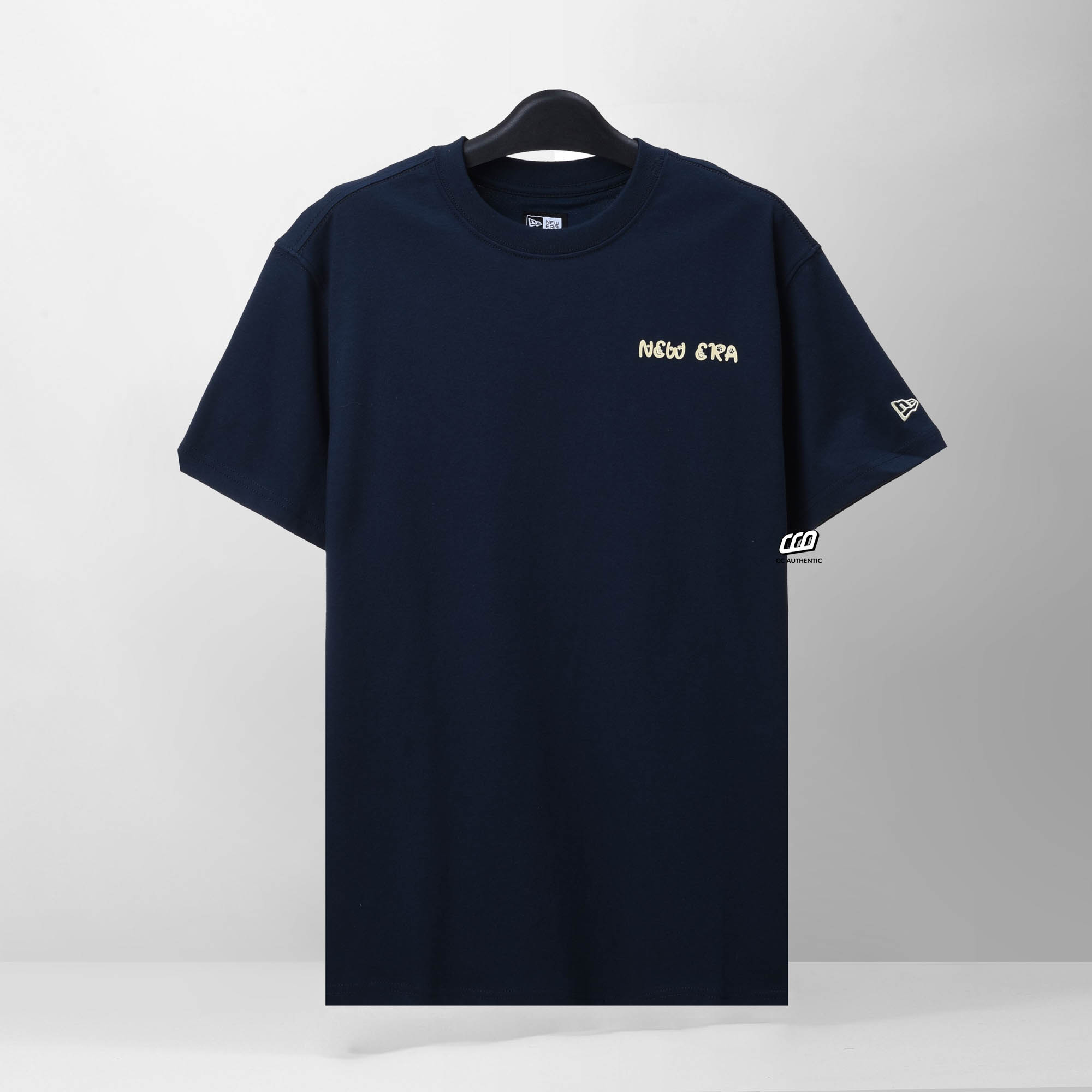 NEW ERA CAT T-SHIRT - NAVY