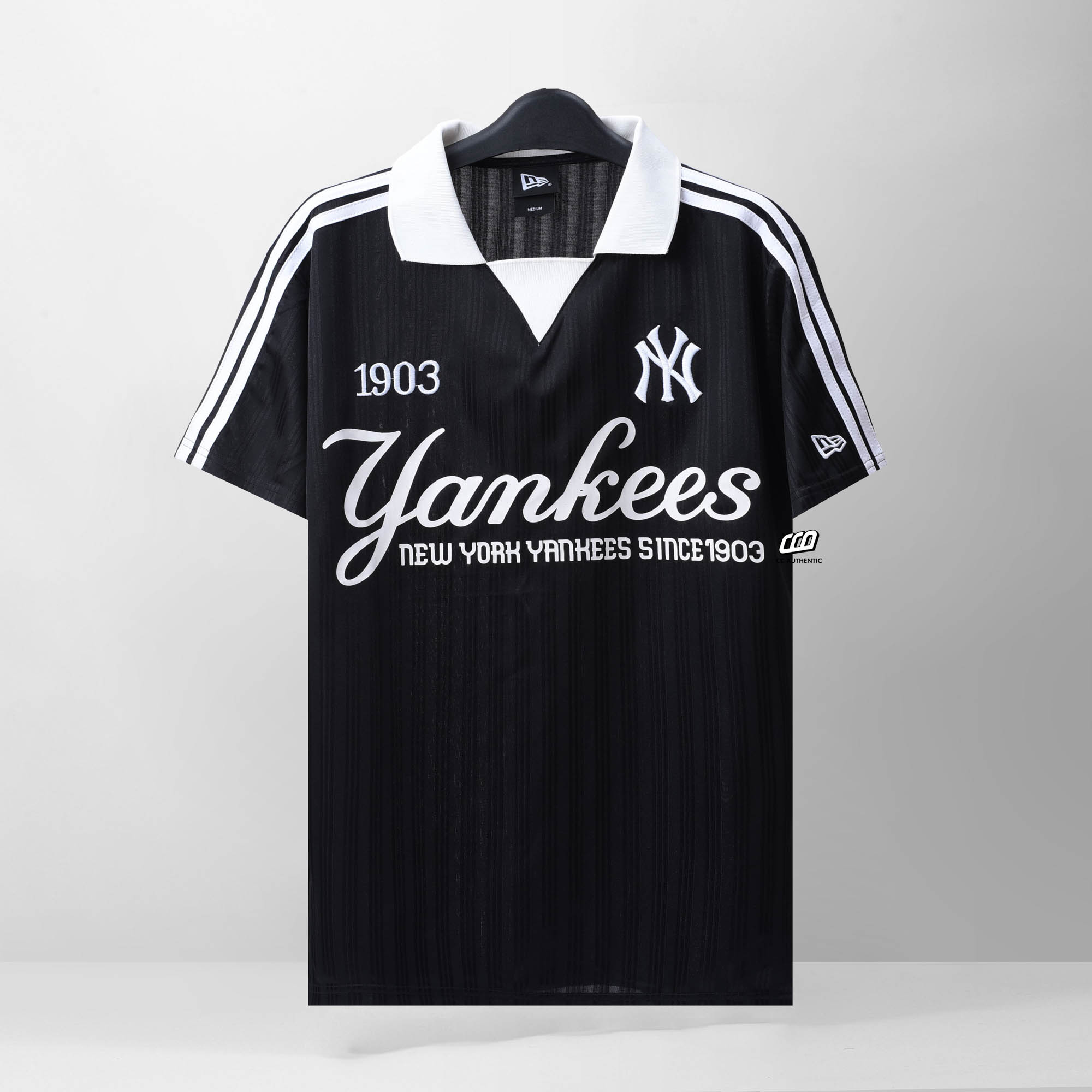 NEW ERA SINCE1903 POLO SHIRT - BLACK