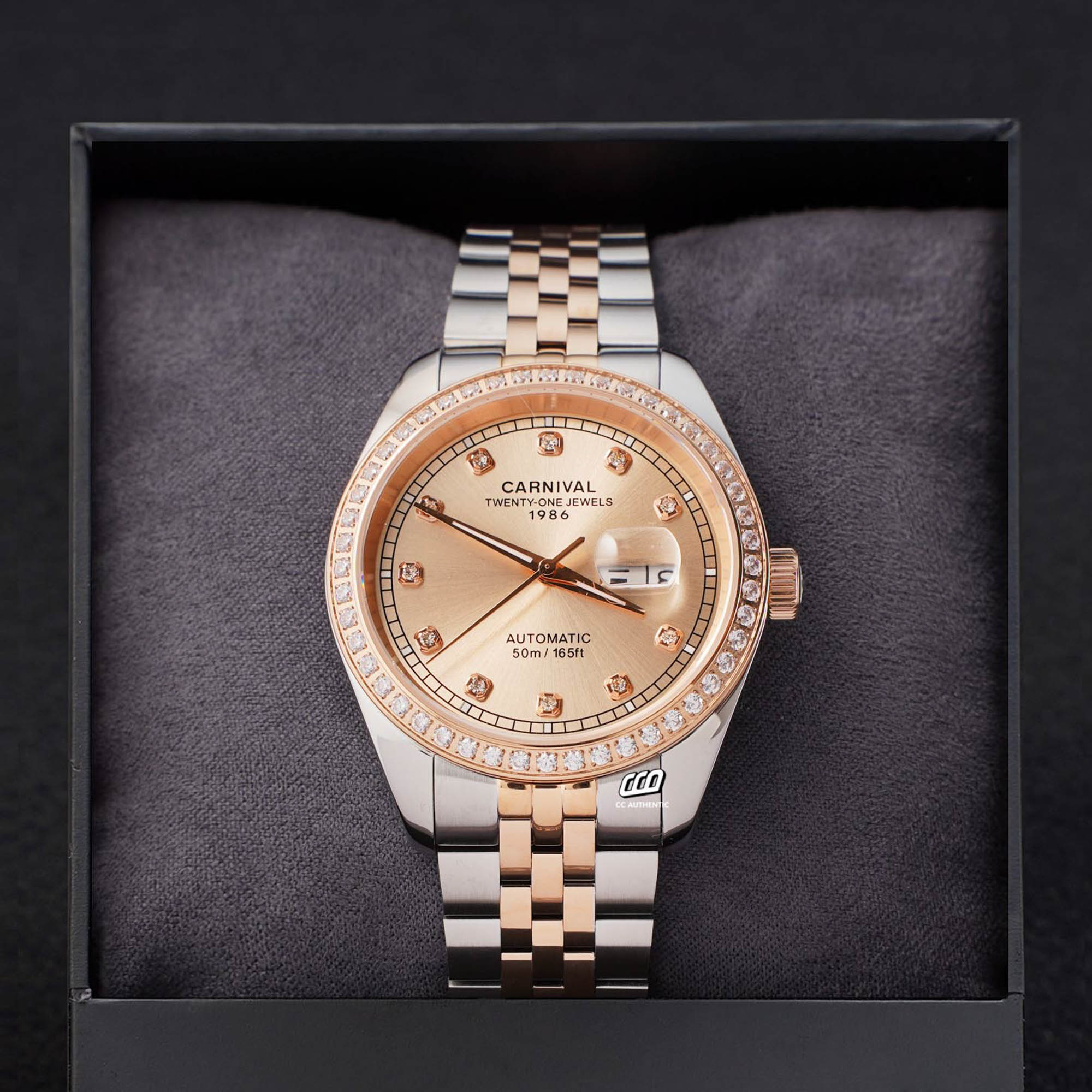 ĐỒNG HỒ NAM CARNIVAL 8131G2 CH NN AUTOMATIC 41MM