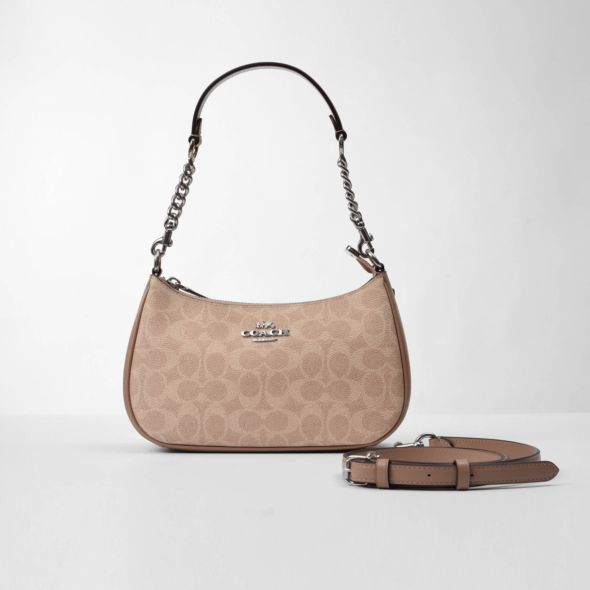 COACH SIGNATURE TERI BAG - SAND