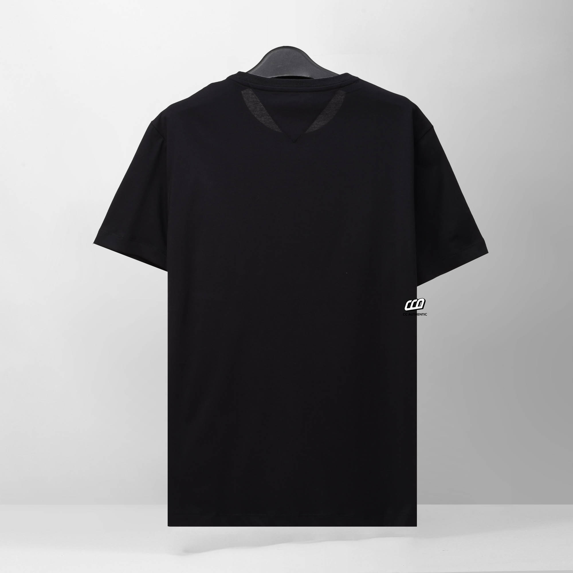 TOMMY HILFIGER BASIC T-SHIRT - BLACK