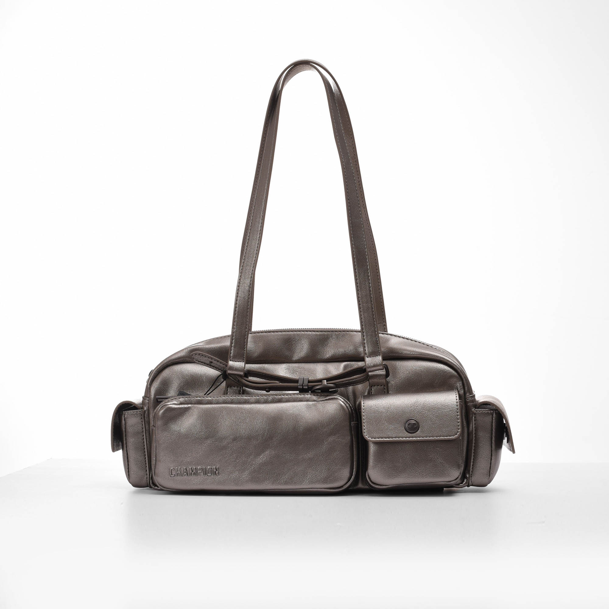CHAMPION POCKET BAGUETTE BAG - SILVER