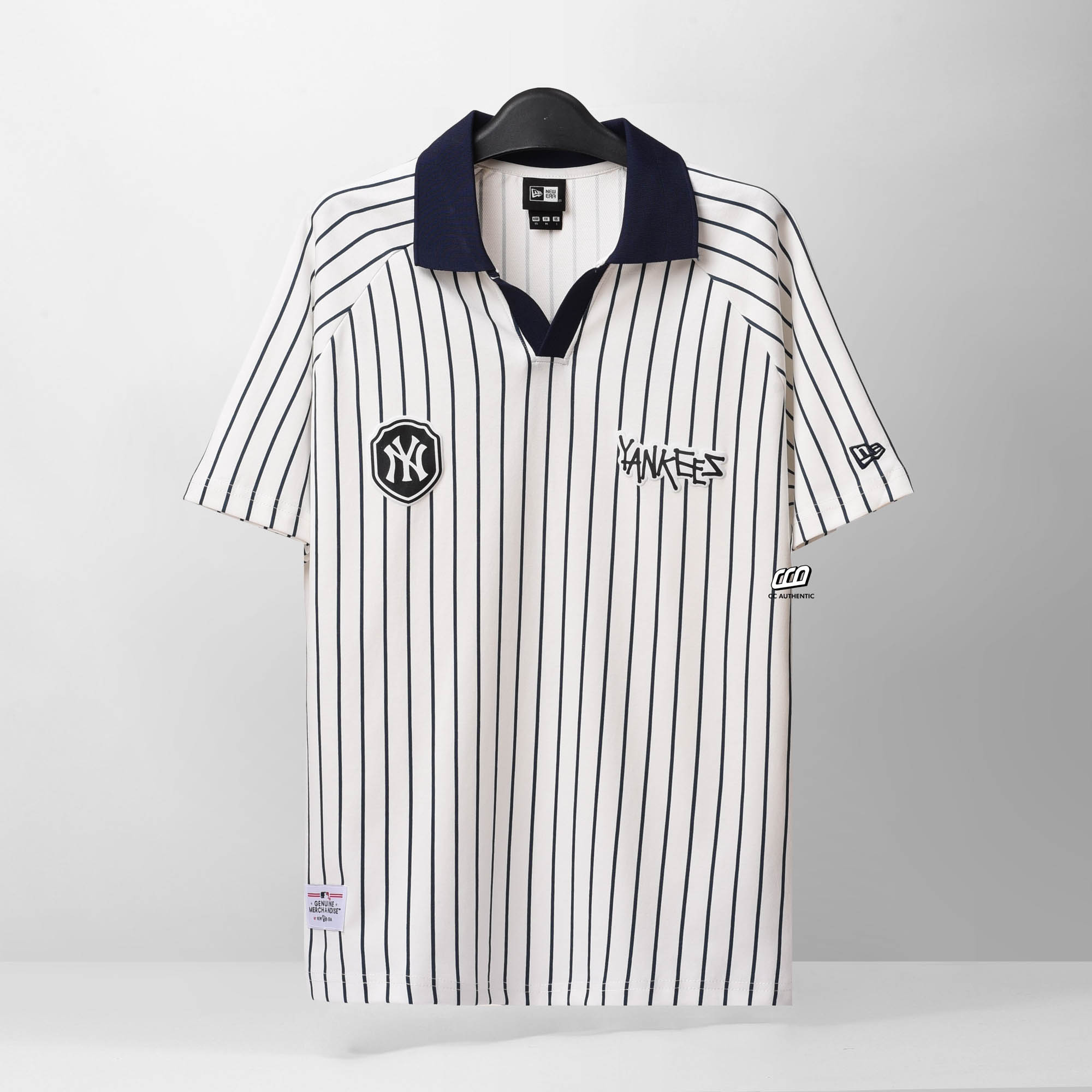 NEW ERA YANKEES 07 POLO SHIRT - WHITE