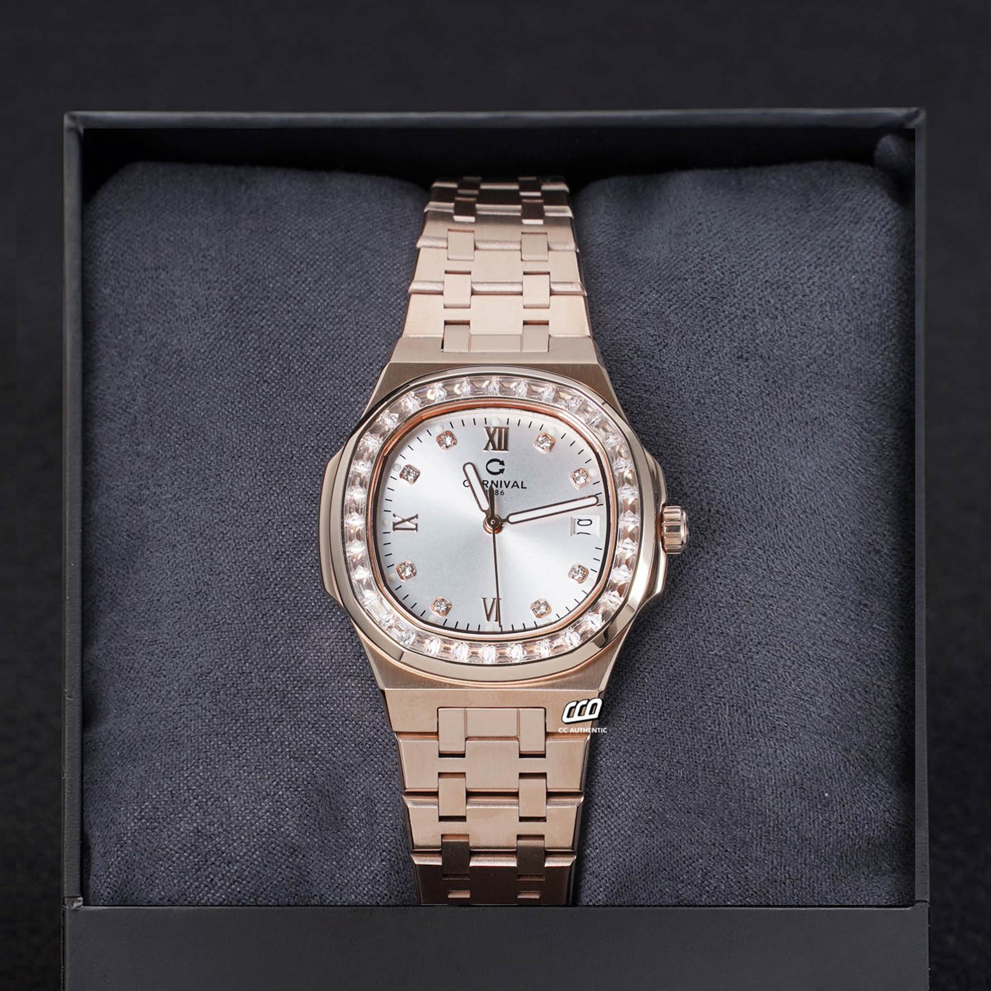 ĐỒNG HỒ NỮ CARNIVAL 8160L2 VH T QUAZT 34MM