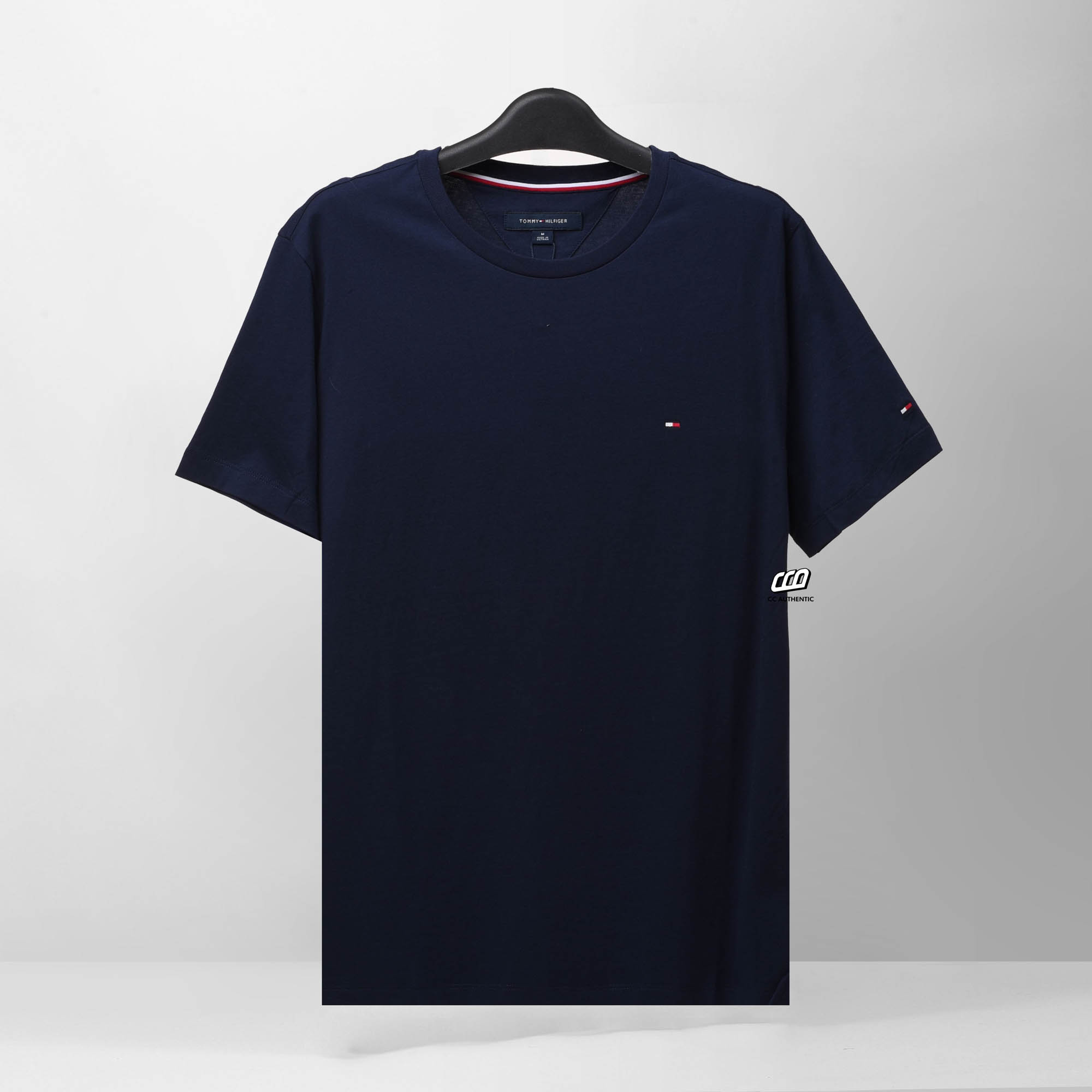 TOMMY HILFIGER BASIC T-SHIRT - NAVY