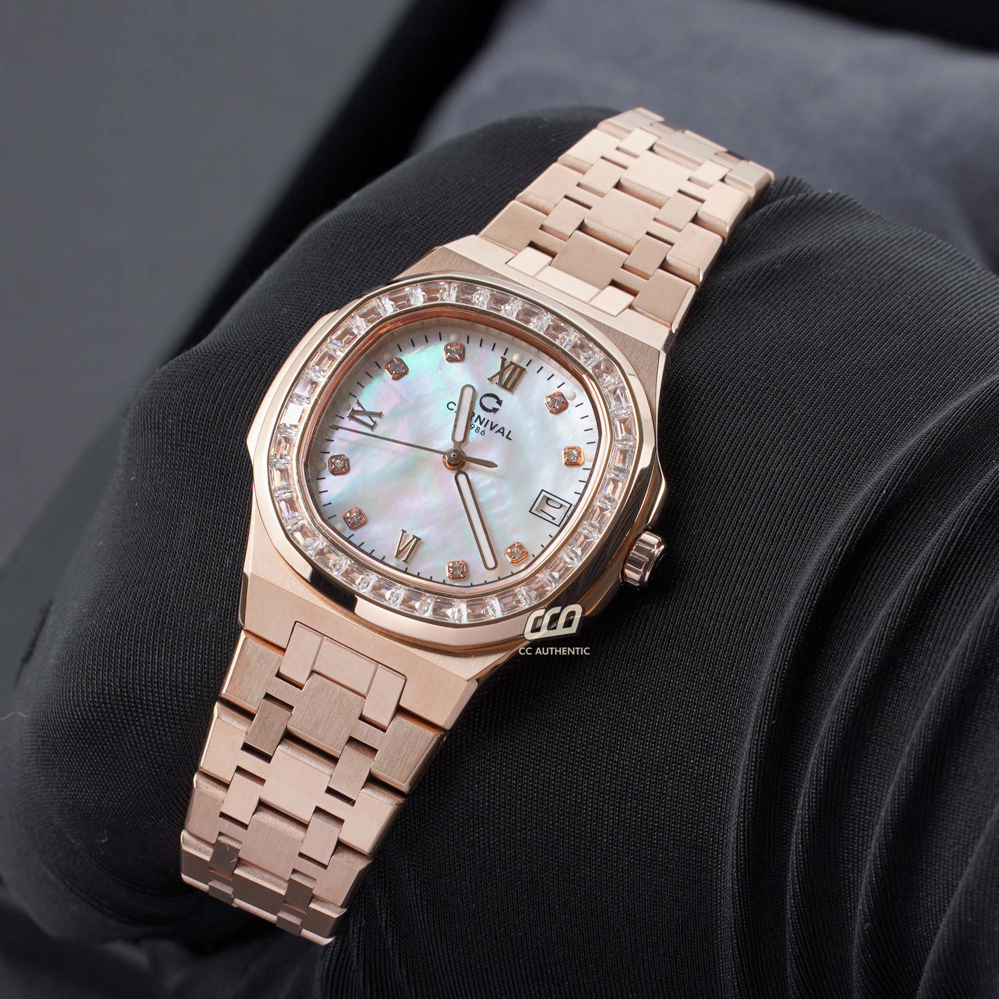 ĐỒNG HỒ NỮ CARNIVAL 8160L2 VH TK QUAZT 34MM