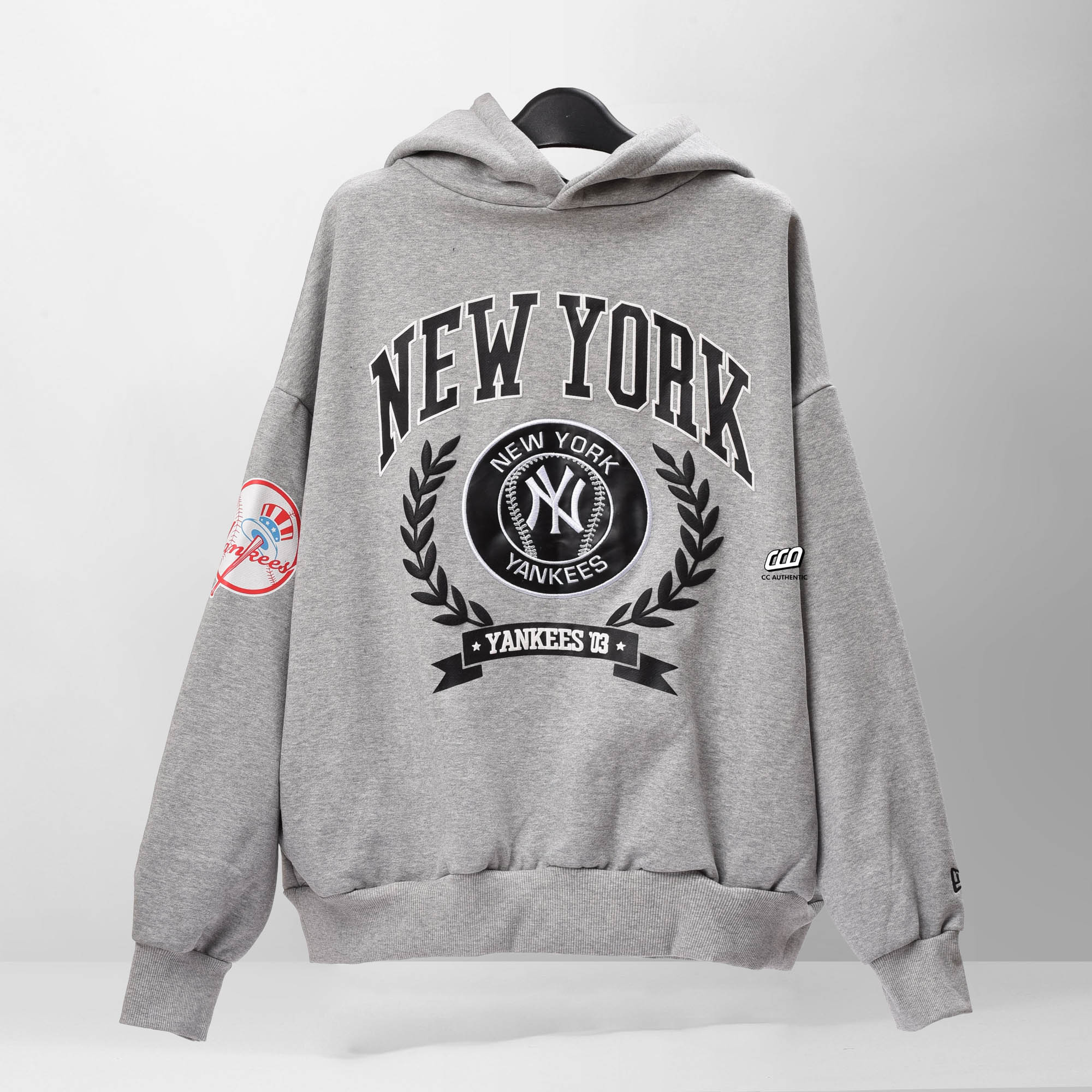 NEW ERA YK03 HOODIE - GREY