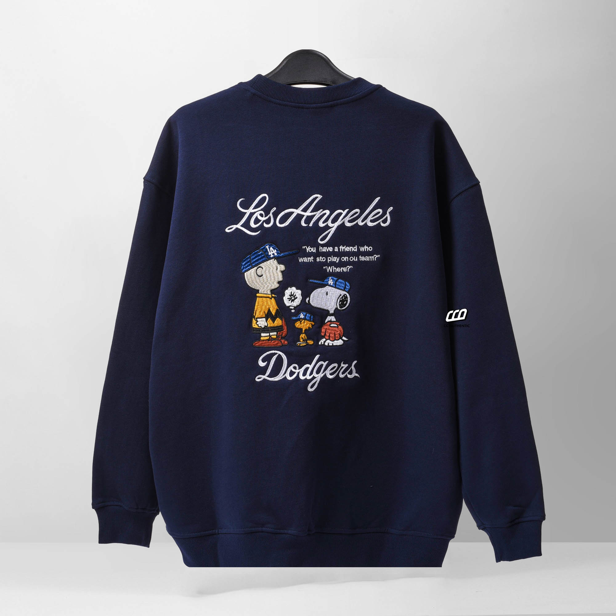 NEW ERA PEANUTS LA SWEATER - NAVY